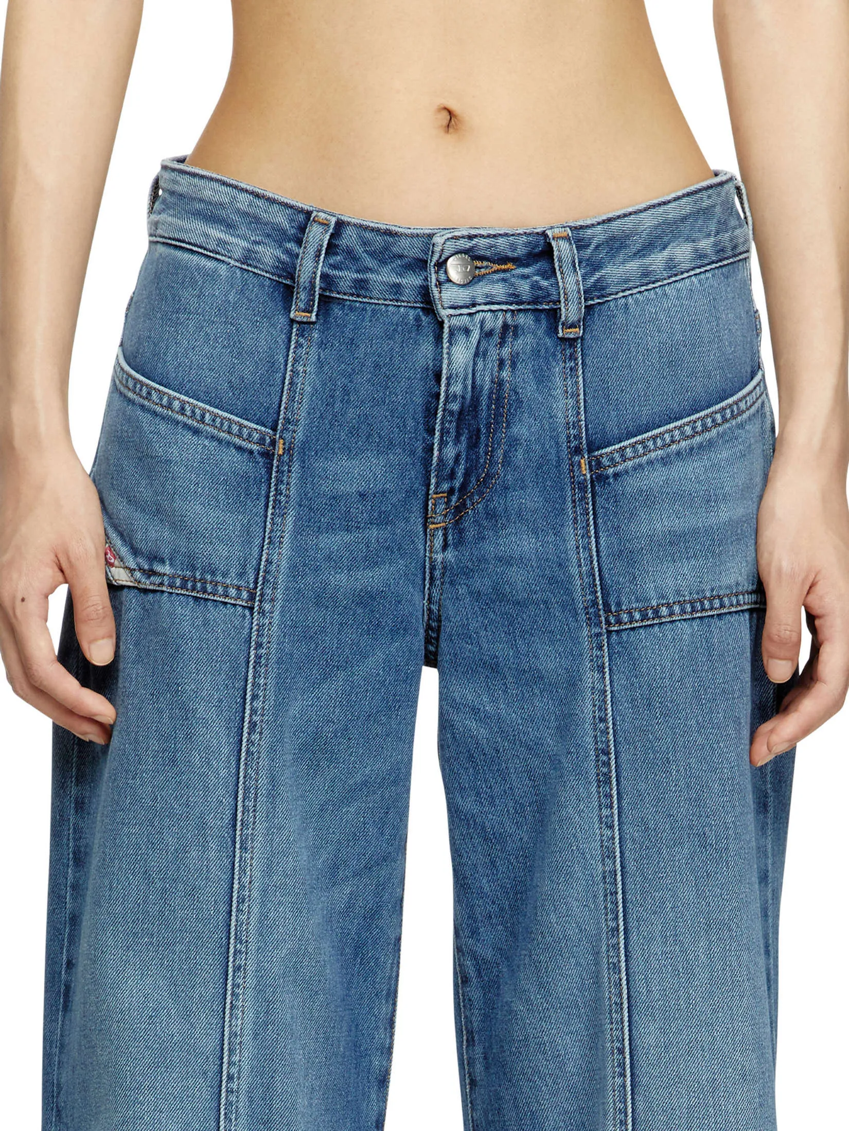 DIESEL Jeans Pants Women D-AKII L.30 TROUSERS Blue