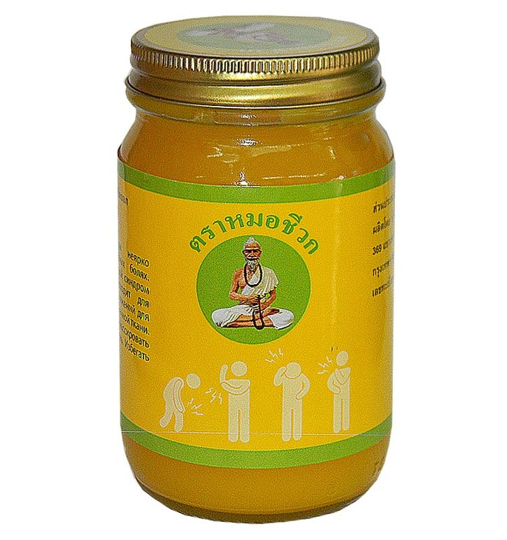 Тайский желтый бальзам Dr. Mho Shee 50, 100 или 200 гр