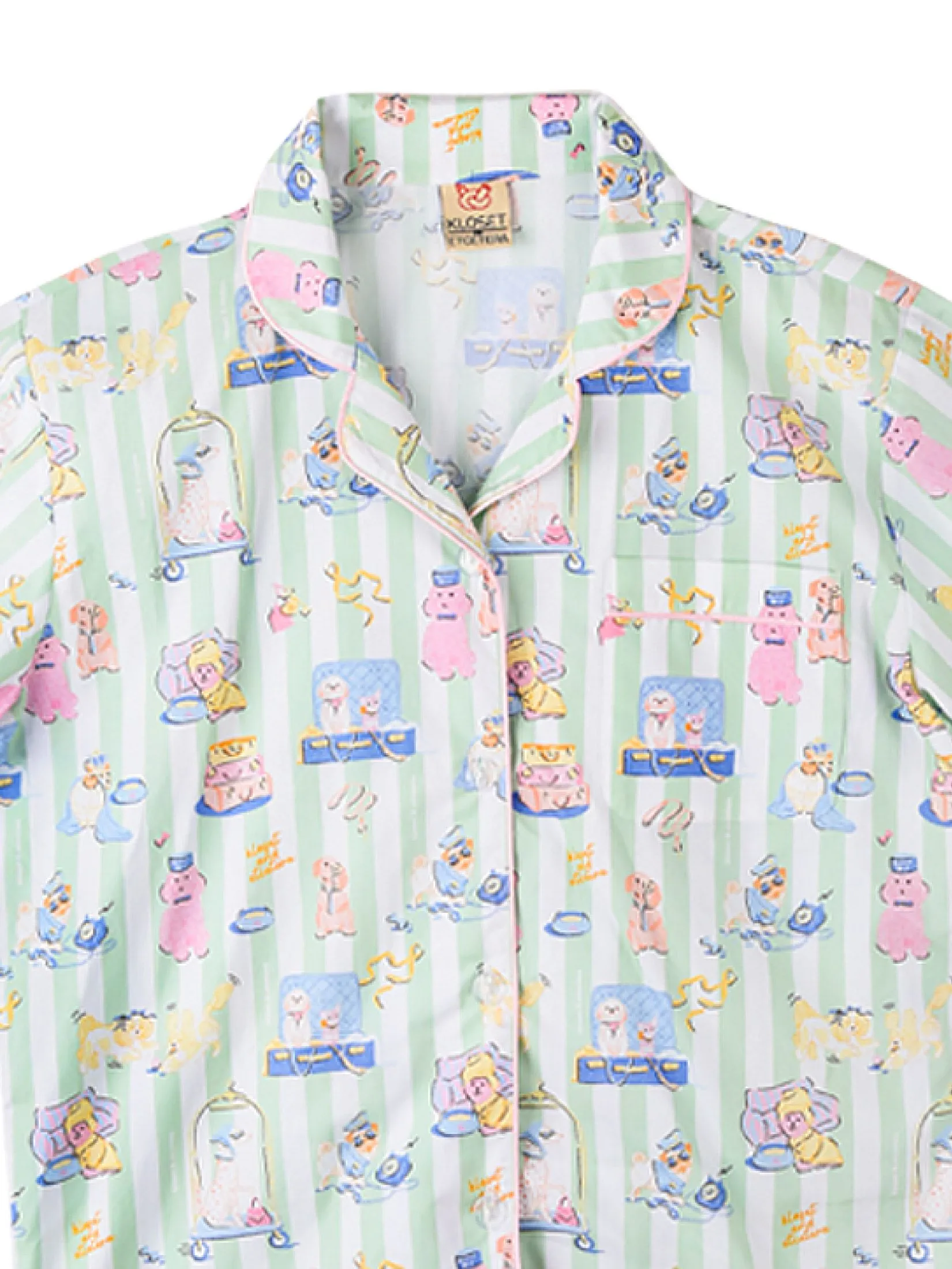 KLOSET&ETCETERA Women Pyajamas Puppy Lobby Set