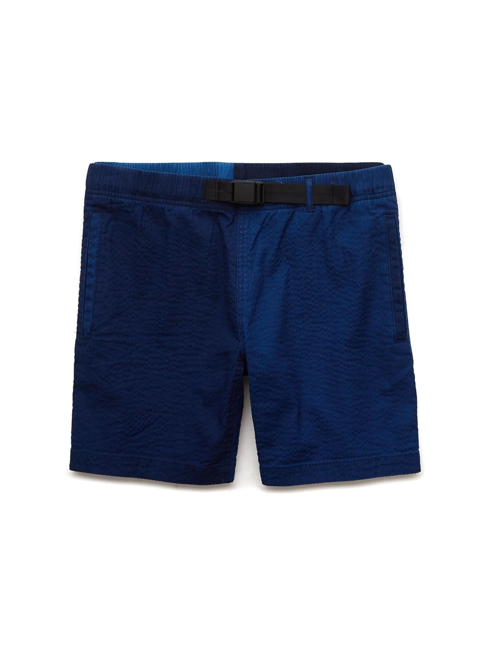 AMERICAN EAGLE MEN 7722 ACTIVE SEERSUCKER COLOR BLOCK VENTURE OUT SHORT 532 INDIGO