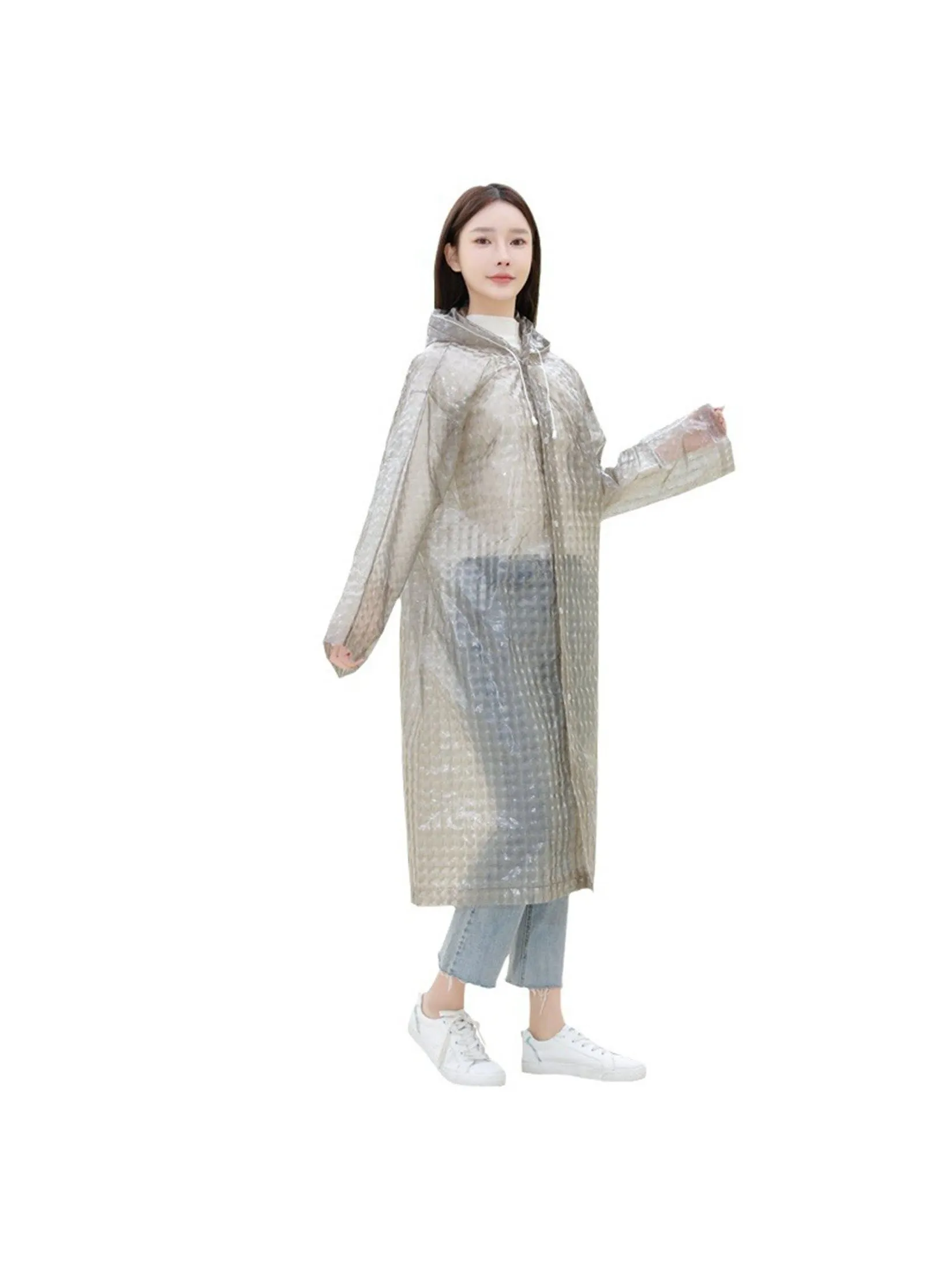 OTHERS Rain coats Crystal rainwear rain coats free size-White