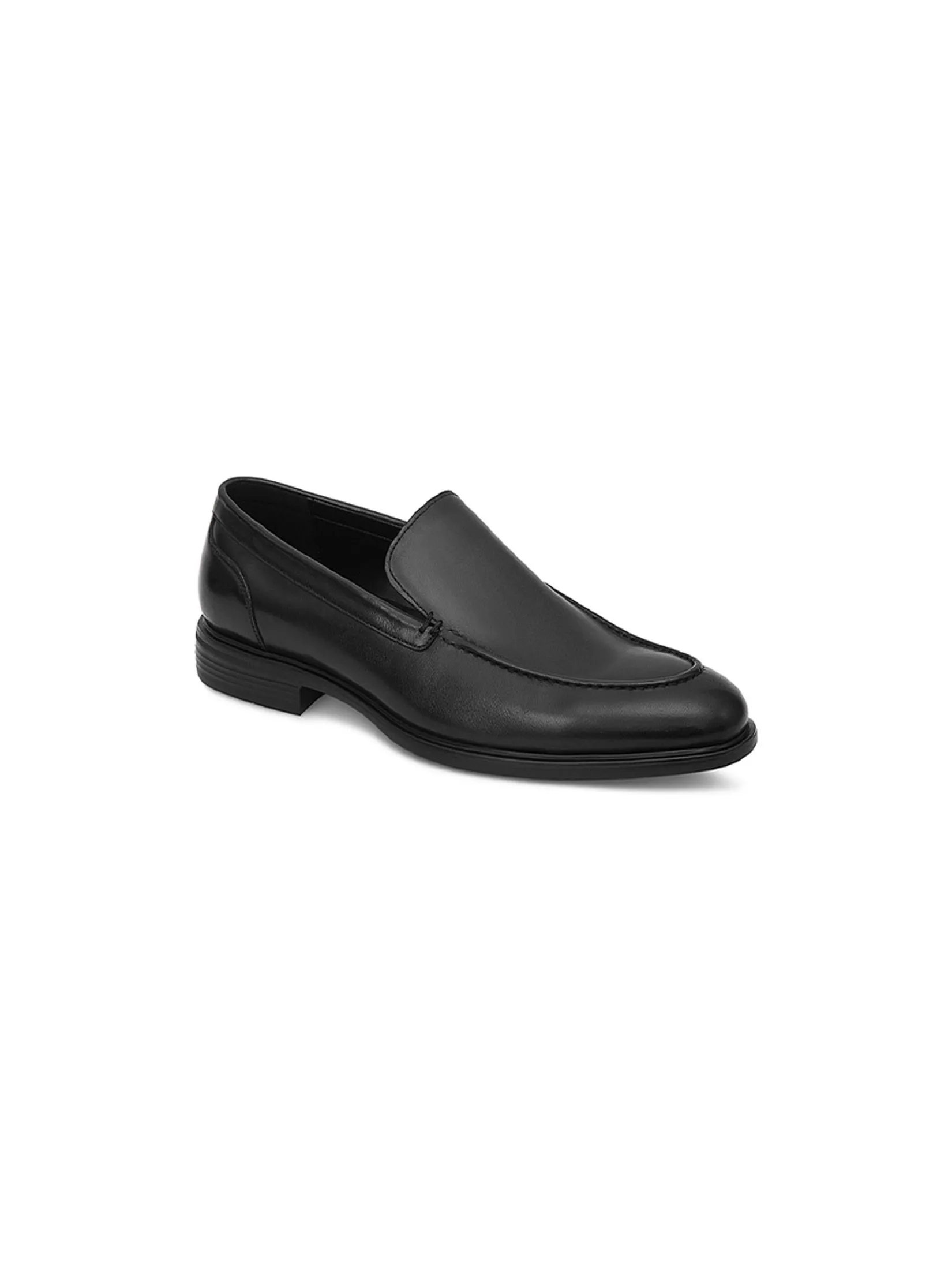 DAPPER DAPPER Plain Toe Loafers Black