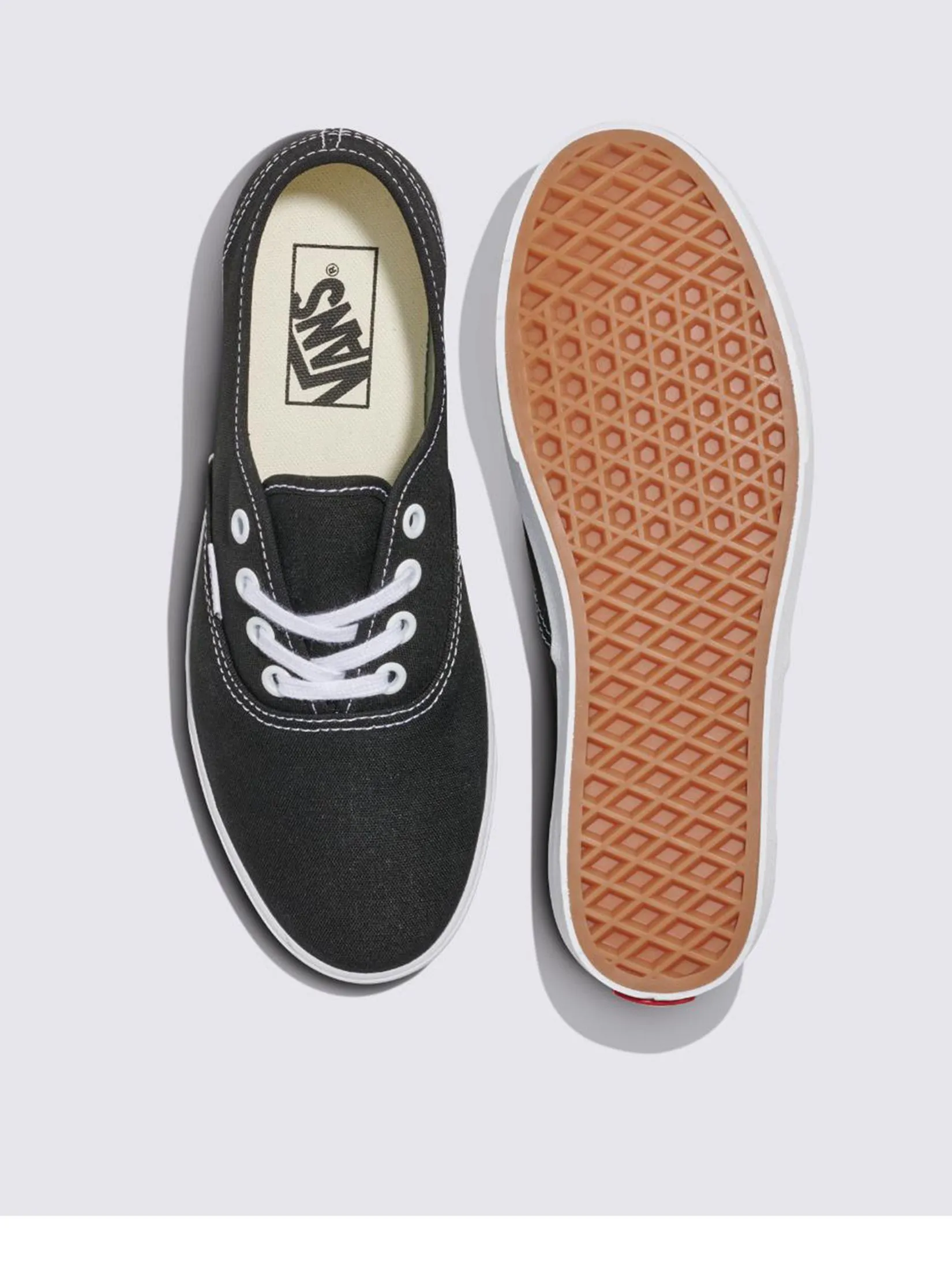 VANS Unisex Sneakers Authentic Lowpro - Black White