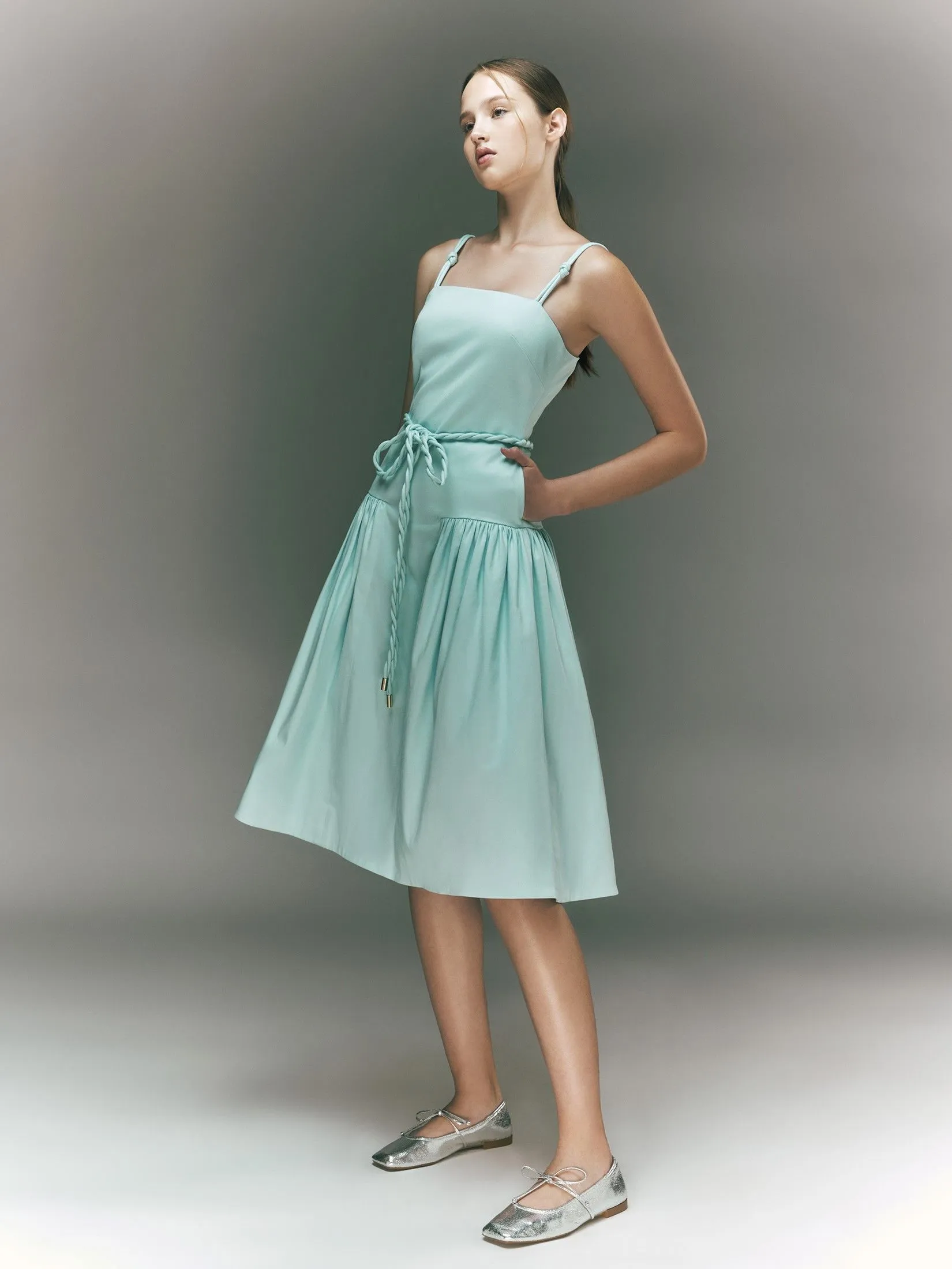 ASV ( PF24 ) Maegan Flared Women Dress Blue