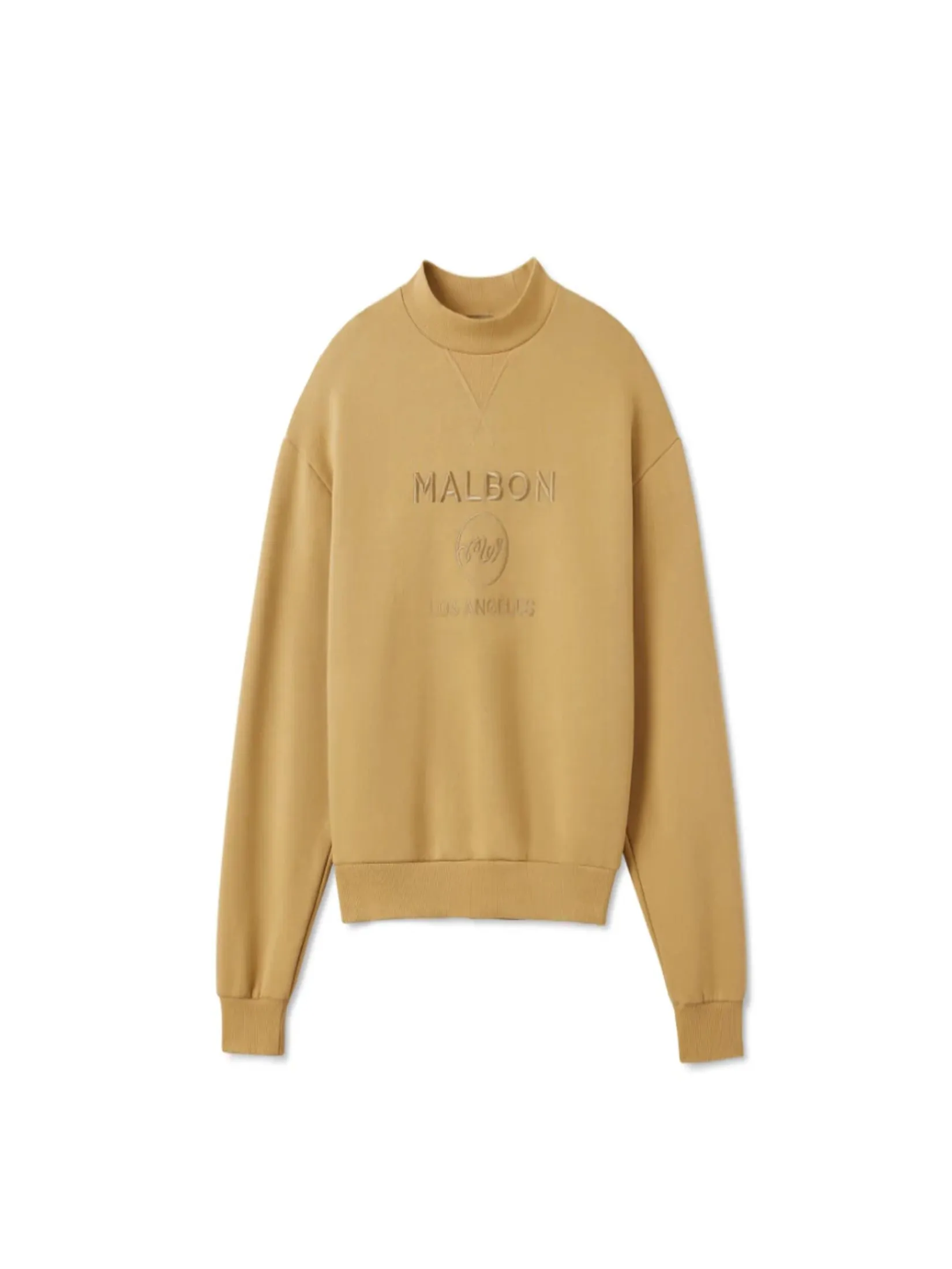 MALBON GOLF MARTINA SWEATSHIRT IN CAMEL