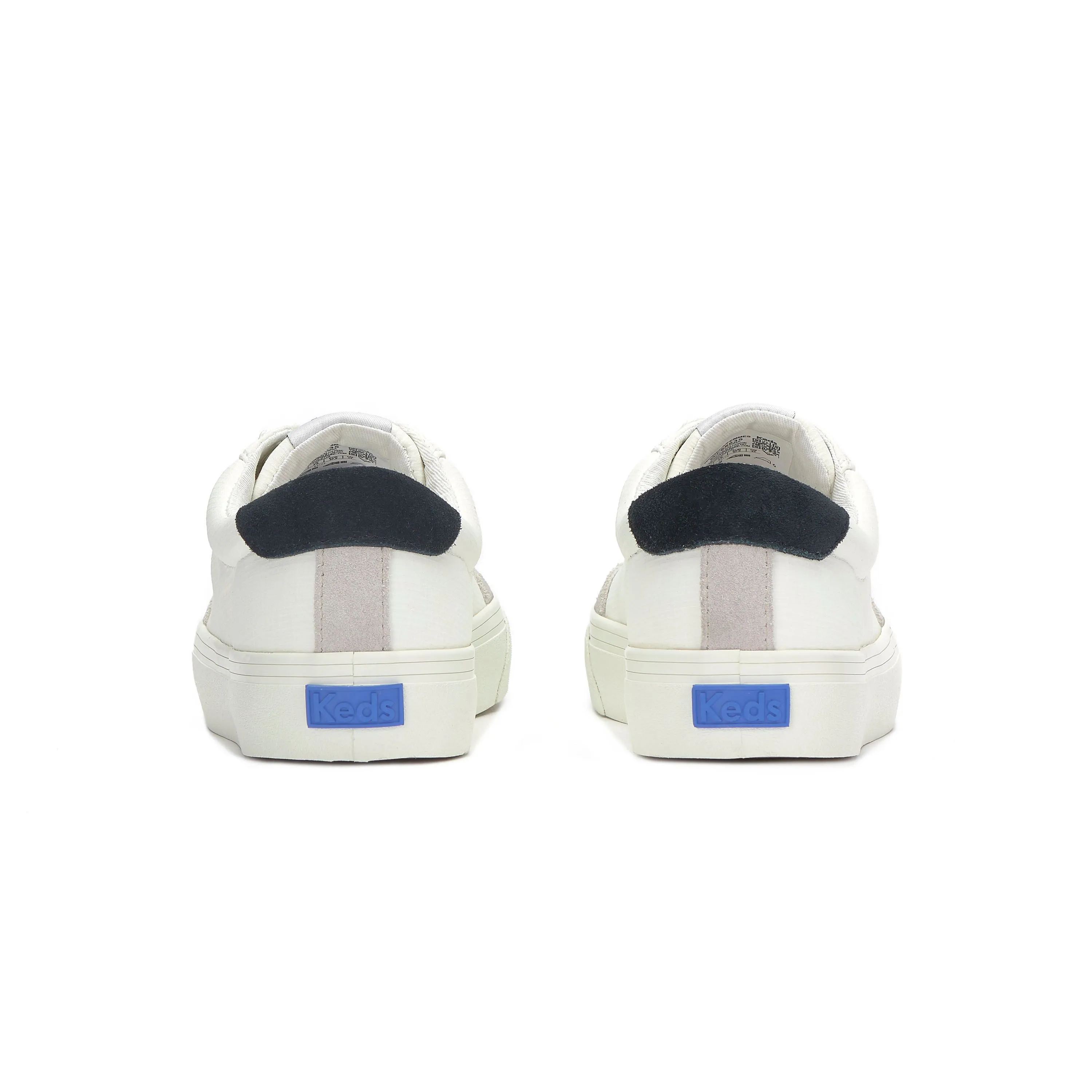 KEDS Women Jump Kick T-Toe Ripstop/Suede Snow White/Grey