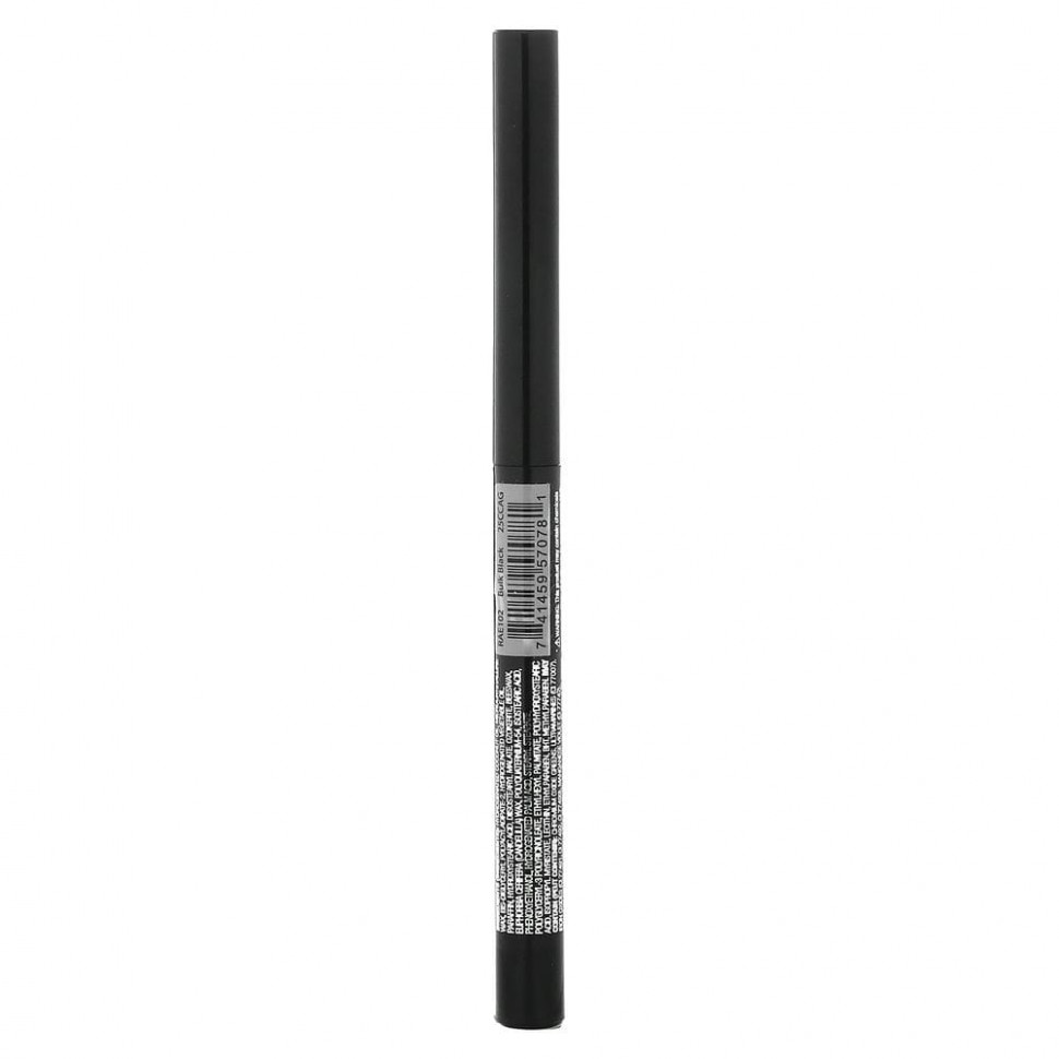 J.Cat Beauty, Roll It Up, автоматический карандаш для глаз, оттенок RAE102 объемный черный, 0,3 г