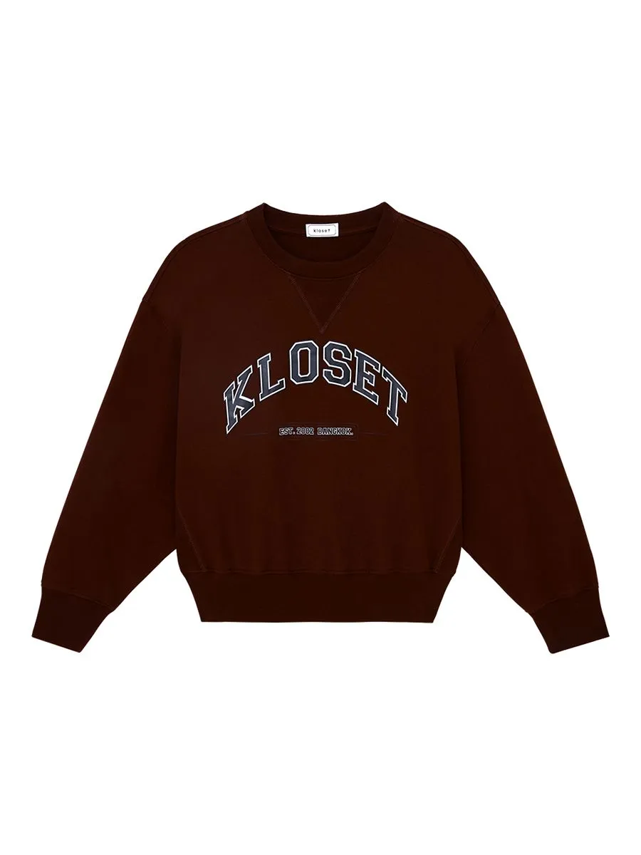 KLOSET (KK22) Kloset crewneck sweatshirt red
