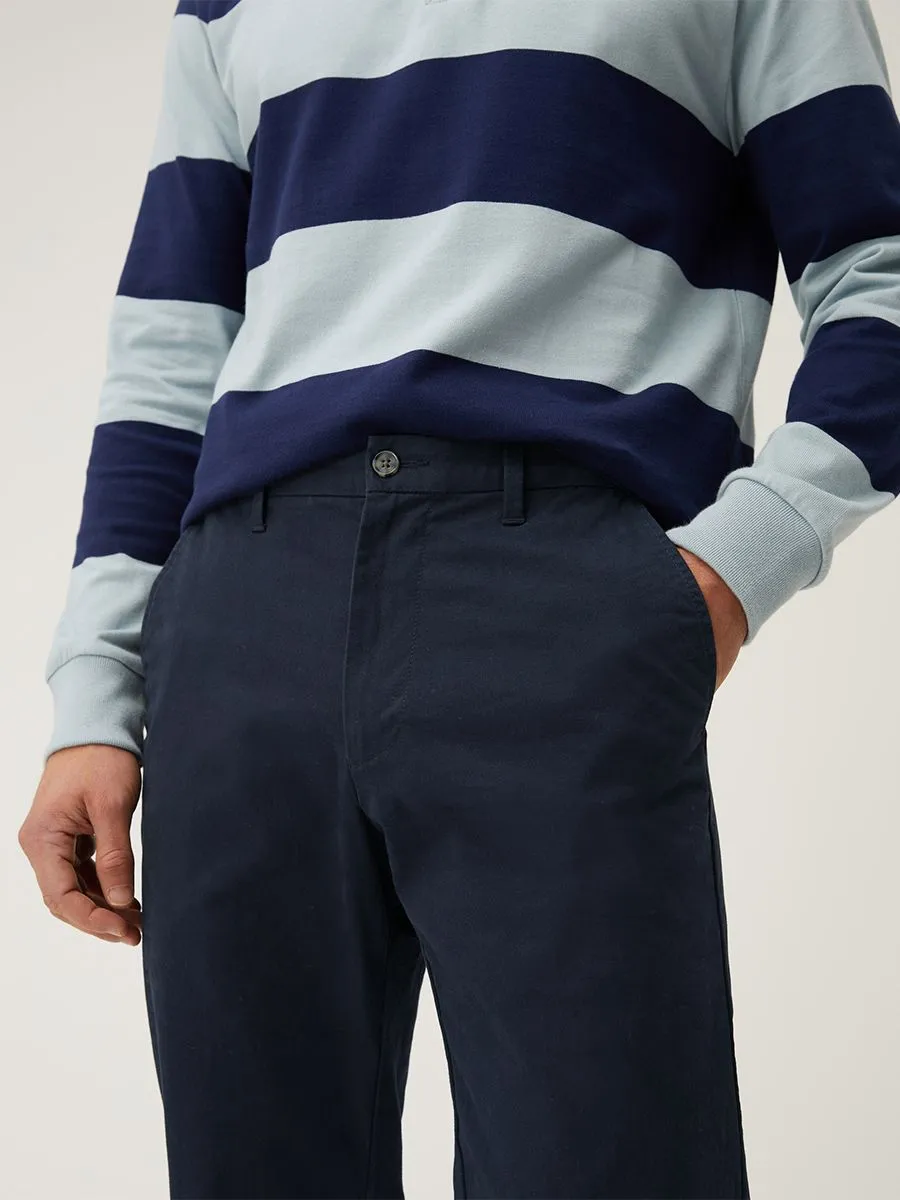 MARKS & SPENCER Men Chinos Stretch Regular Fit Navy
