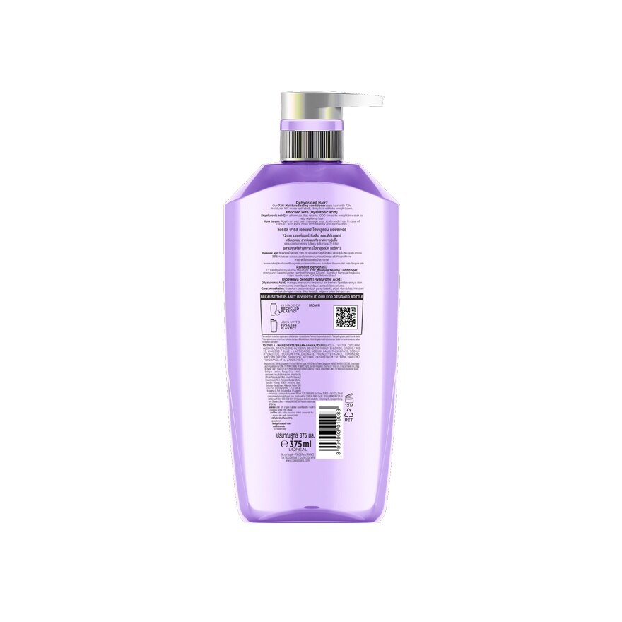 L'Oreal Paris Elseve Conditioner Hyaluron Moisture 72H Moisture Sealing 375 Ml.