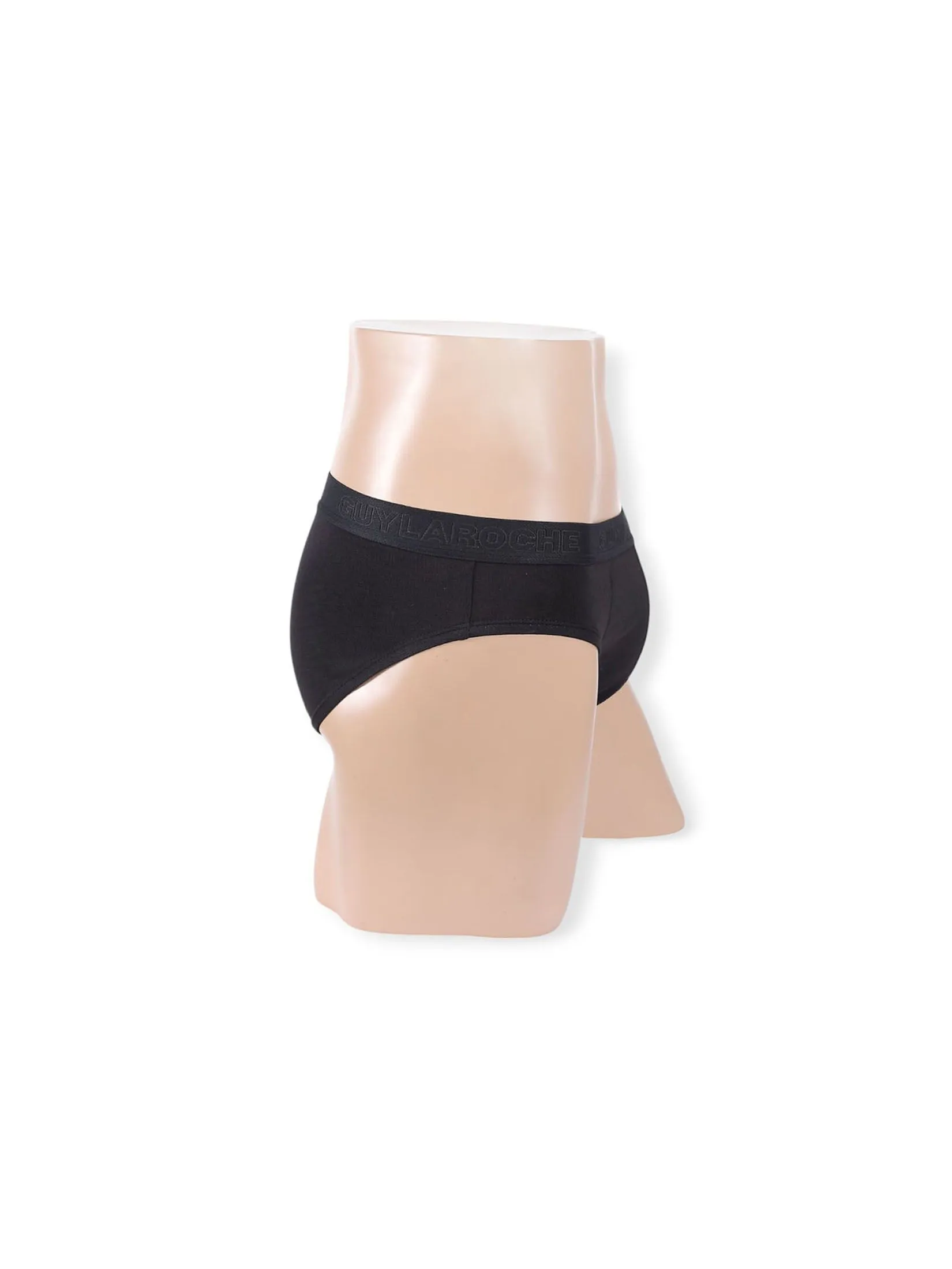 GUY LAROCHE INNERWEAR Men BRIEF Underwear PACK 2 Pcs. - Black