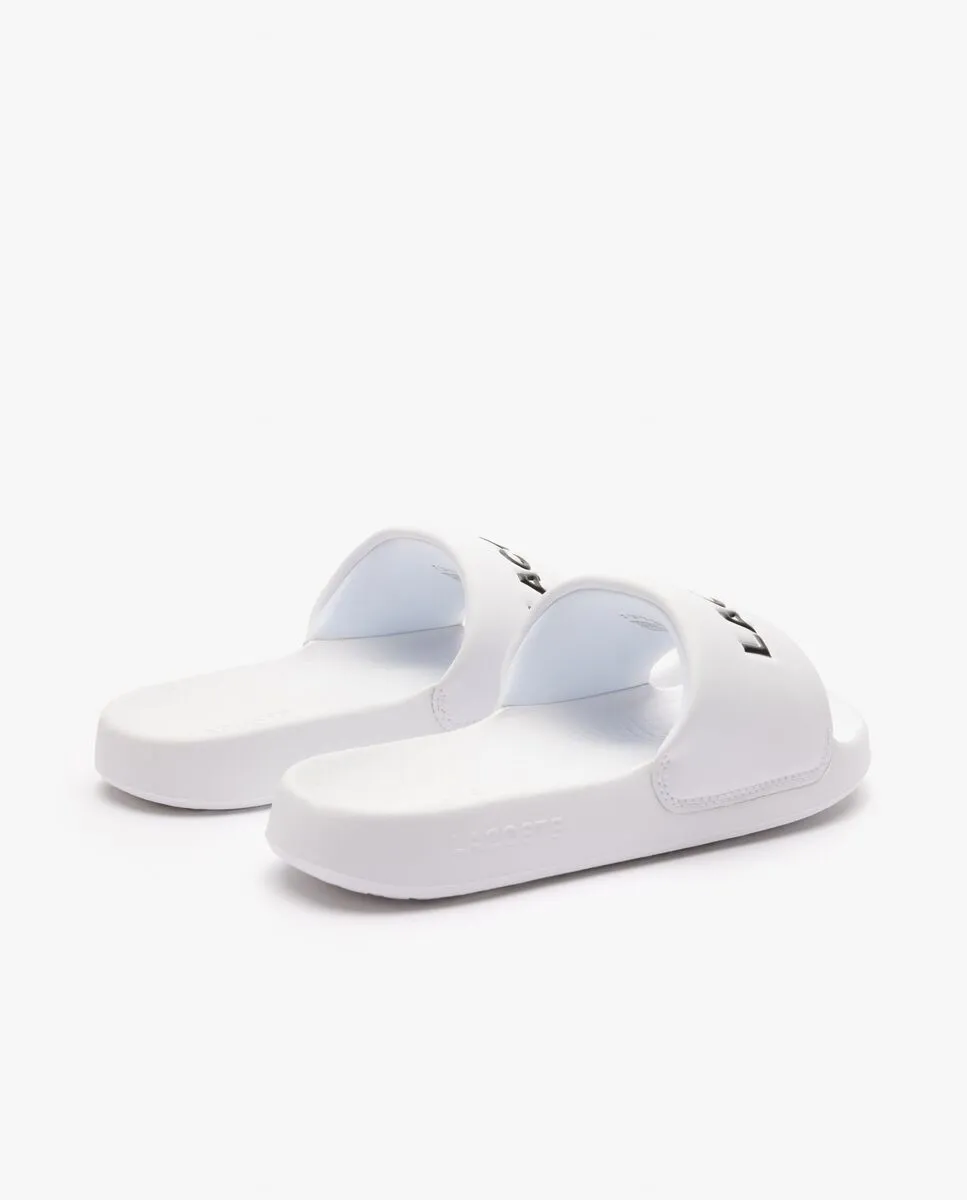LACOSTE White Women’s Serve Slide 1.0 Fabric