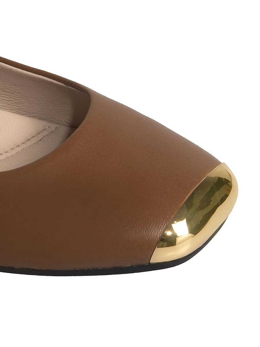 KENNETH COLE WOMEN FLATS ASTAIRE FLATS  X ANNE THONGPRASOM / MOCHA