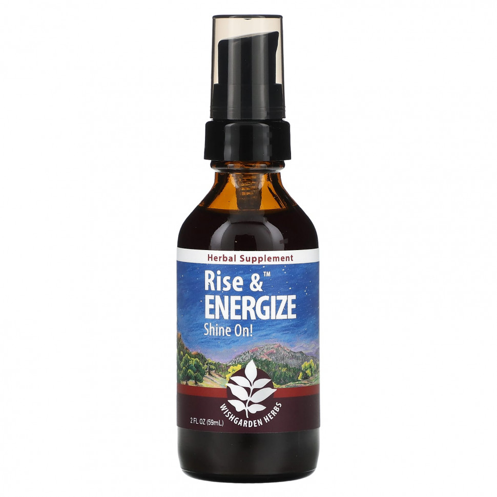 WishGarden Herbs, Rise & Energize, 59 мл (2 жидк. унции)
