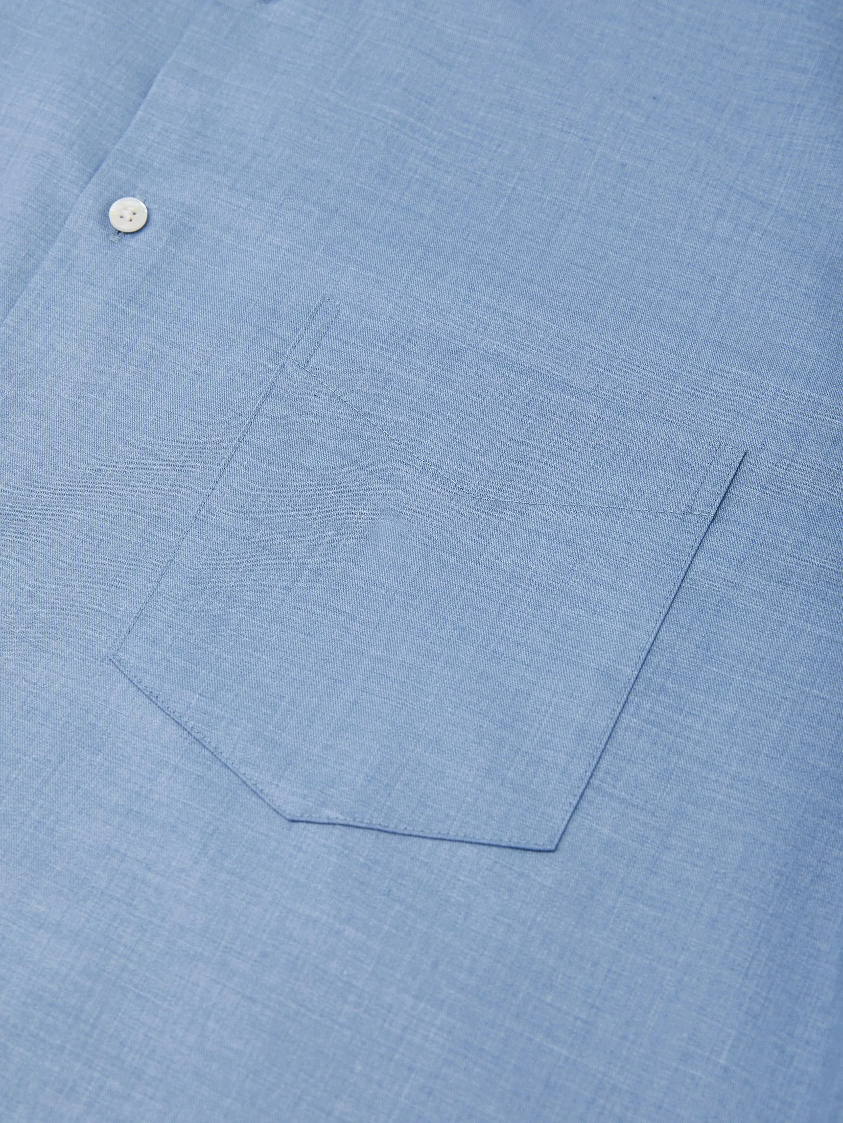 G2000 Men Clothing Non-Iron Silky Touch  Short Sleeve Shirt  Smart Fit - Blue