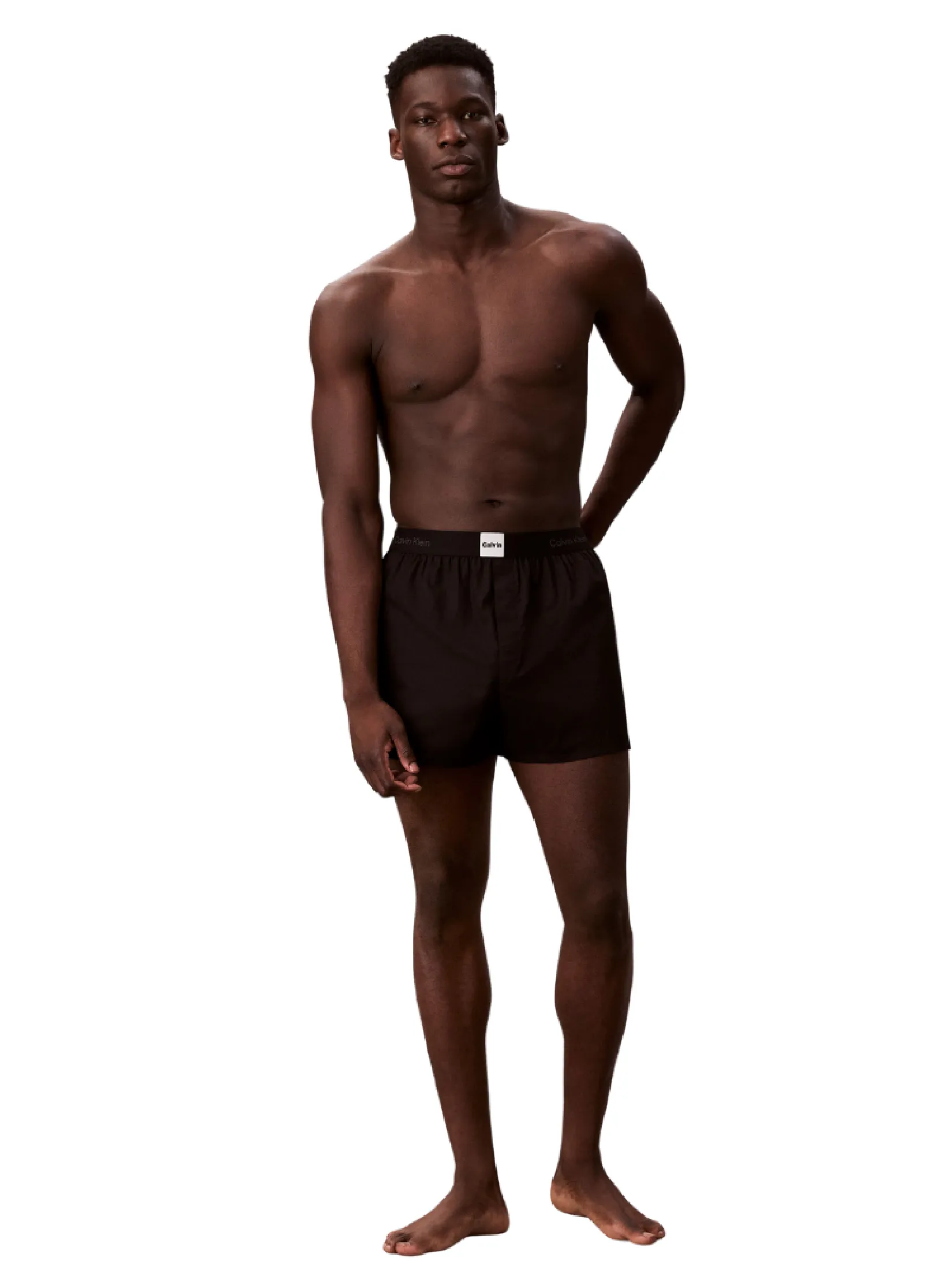 CALVIN KLEIN Men s Icon Logo Graphic Boxer Slim Black