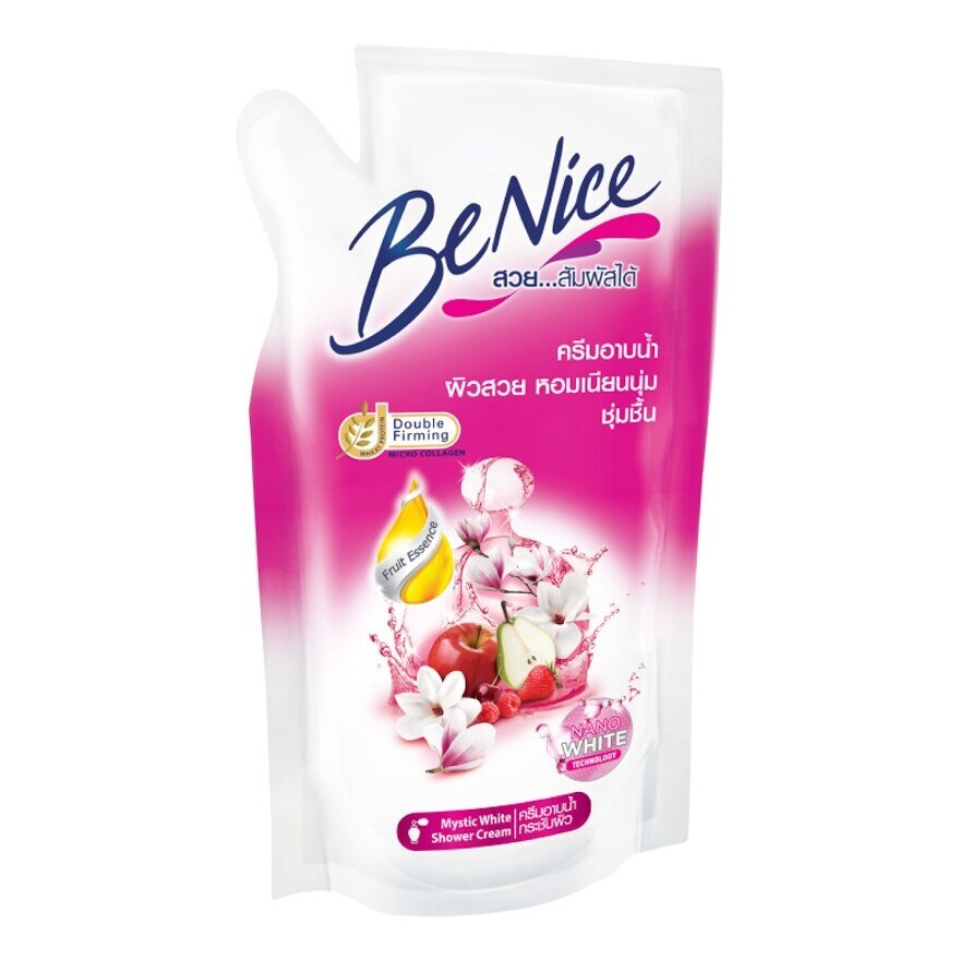 Benice Shower Cream Mystic White 400 Ml. (Refill)
