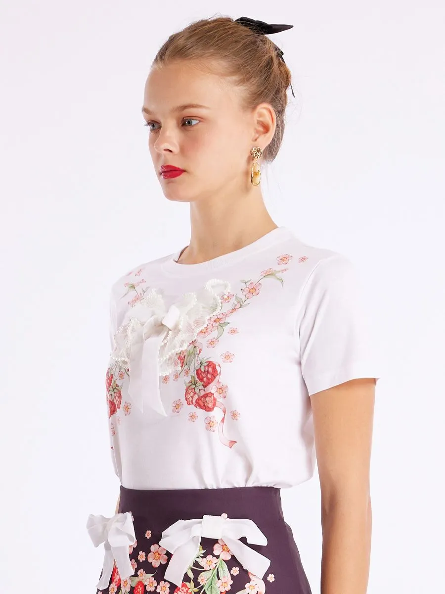 ICONIC WOMAN WHITE GARBO T-SHIRT