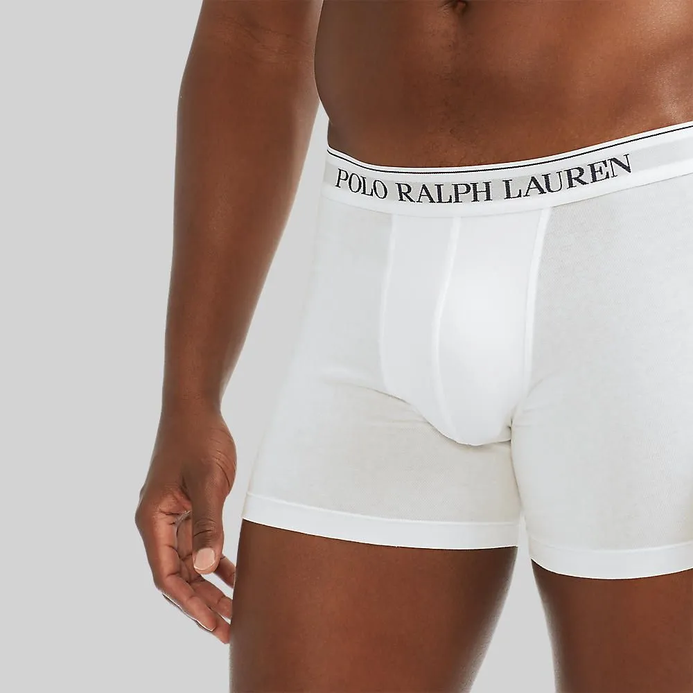 POLO RALPH LAUREN Underwear BOXER BRIEFS-Stretch Cotton Boxer Brief 3-Pack MAPOUND01720068 100 WHITE