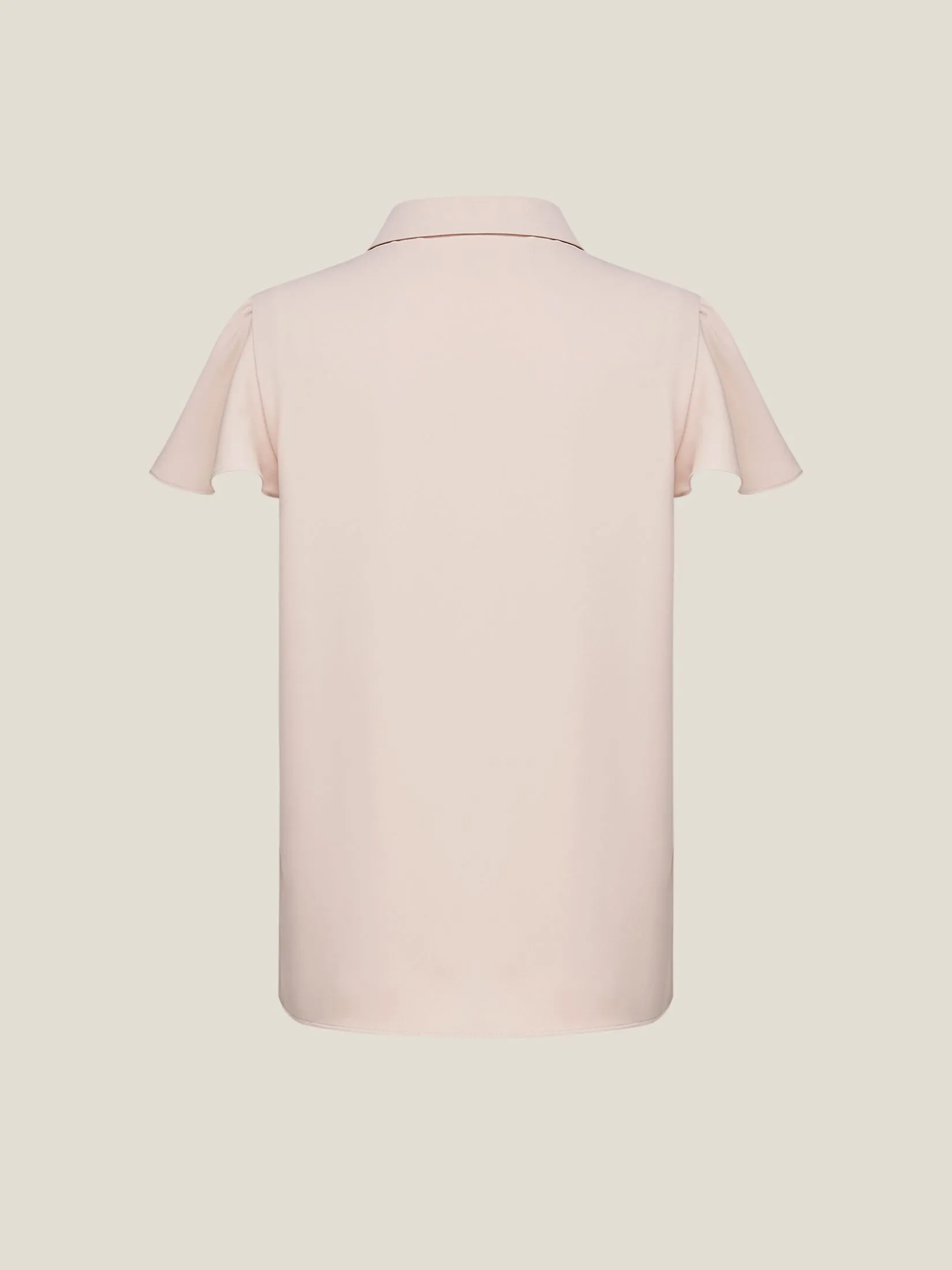 G2000 Women Clothing Satin Blouse With Detachable Bow  Regular Fit - pink