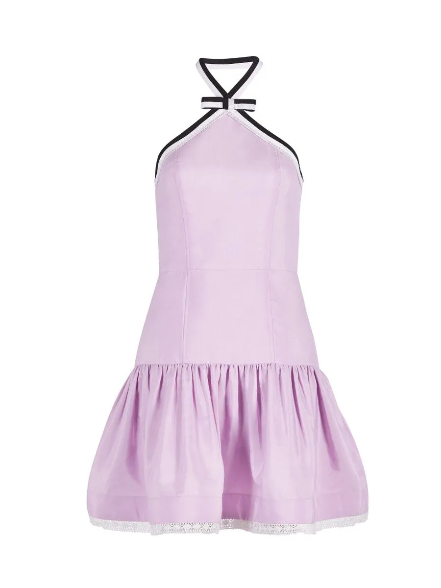 ASV ( SS24 )Paulina Women Halterneck Dress Lavender Size - M