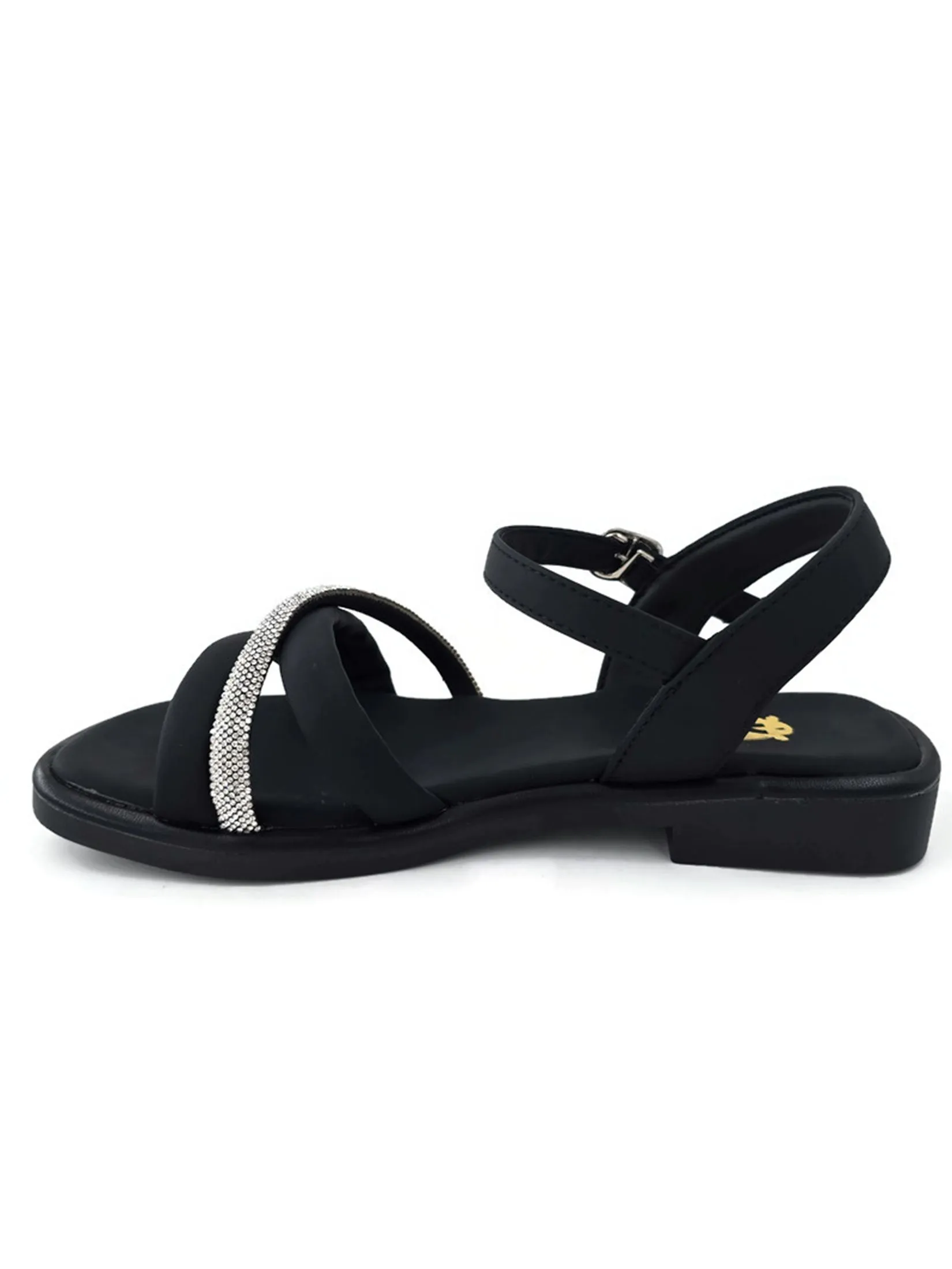 KLIN Woman Ankle Strap Sandals Black