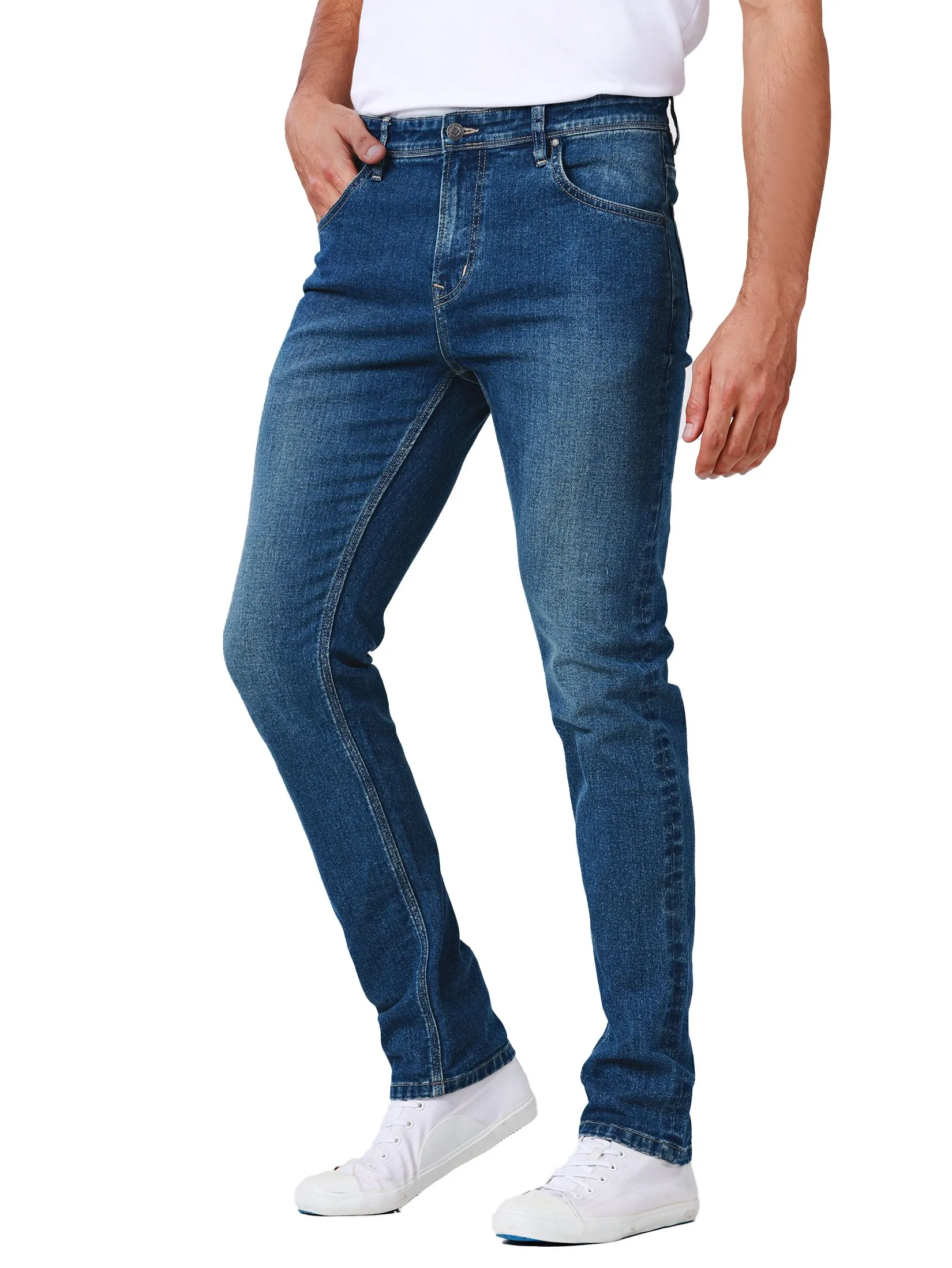 JOHN HENRY Men's Jeans (Skinny Fit) DENIM Mid Indigo