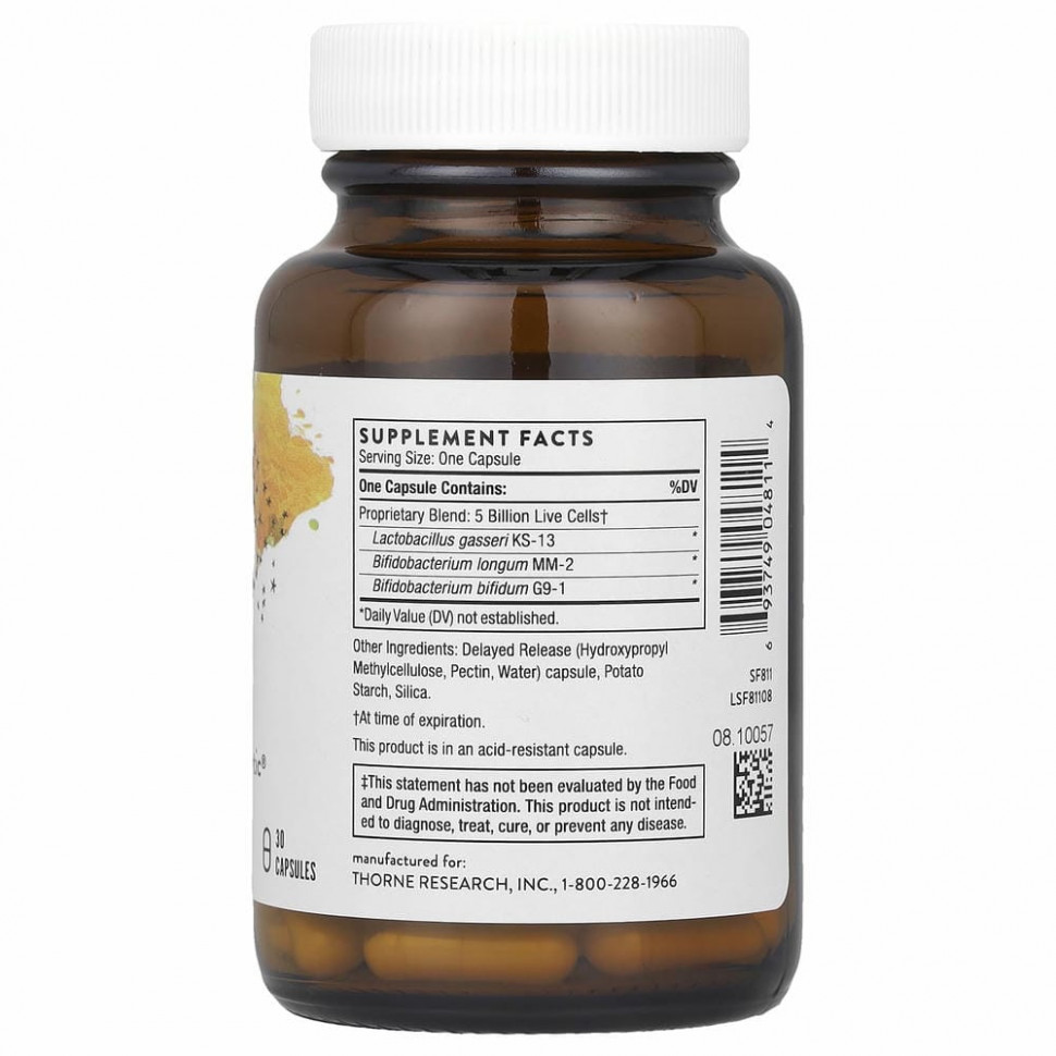 Thorne Research, FloraMend Prime Probiotic, 30 капсул