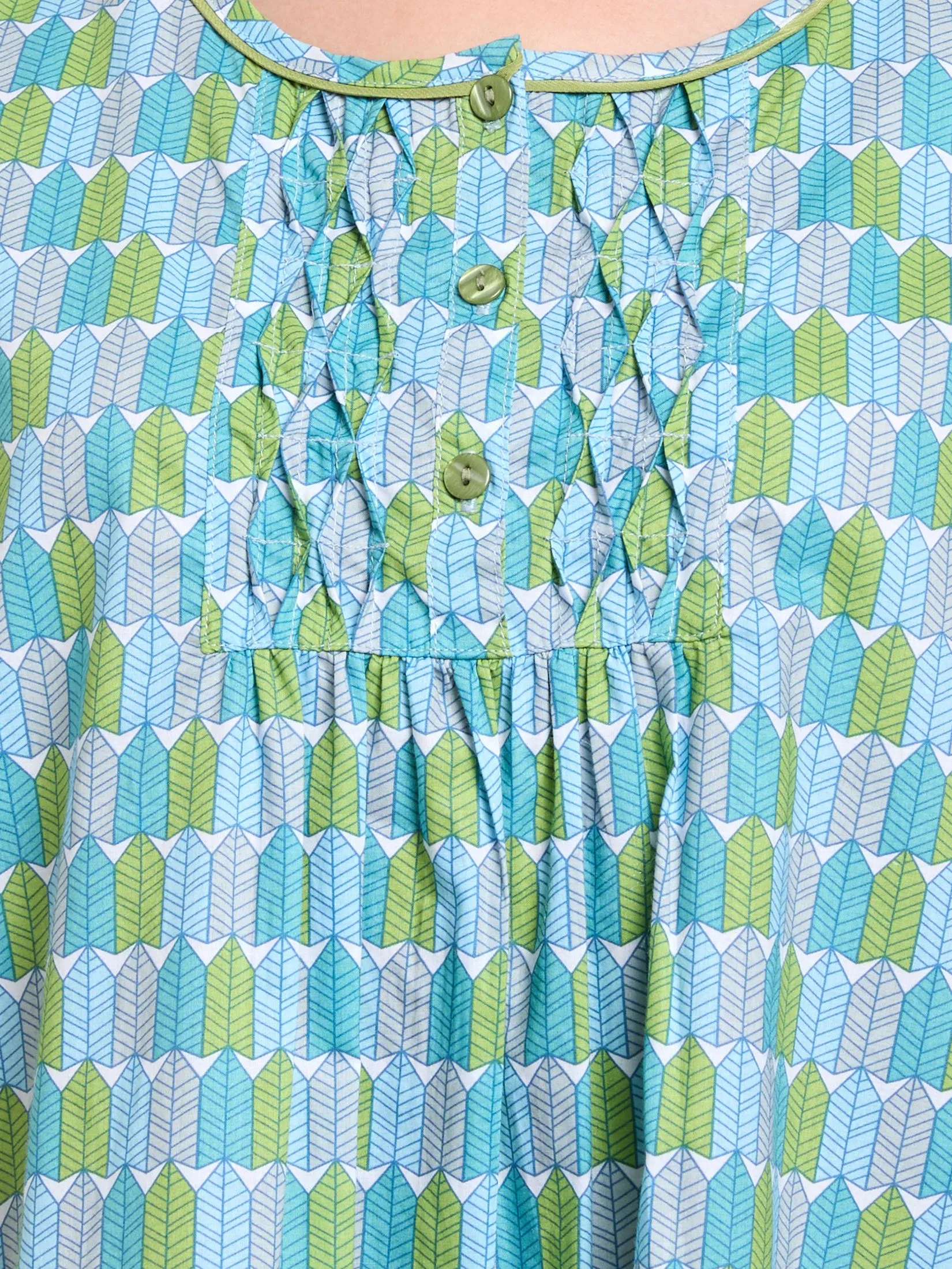 CLAUDIA'S ROMANCE Women Night Dress Sleeveless Light Blue