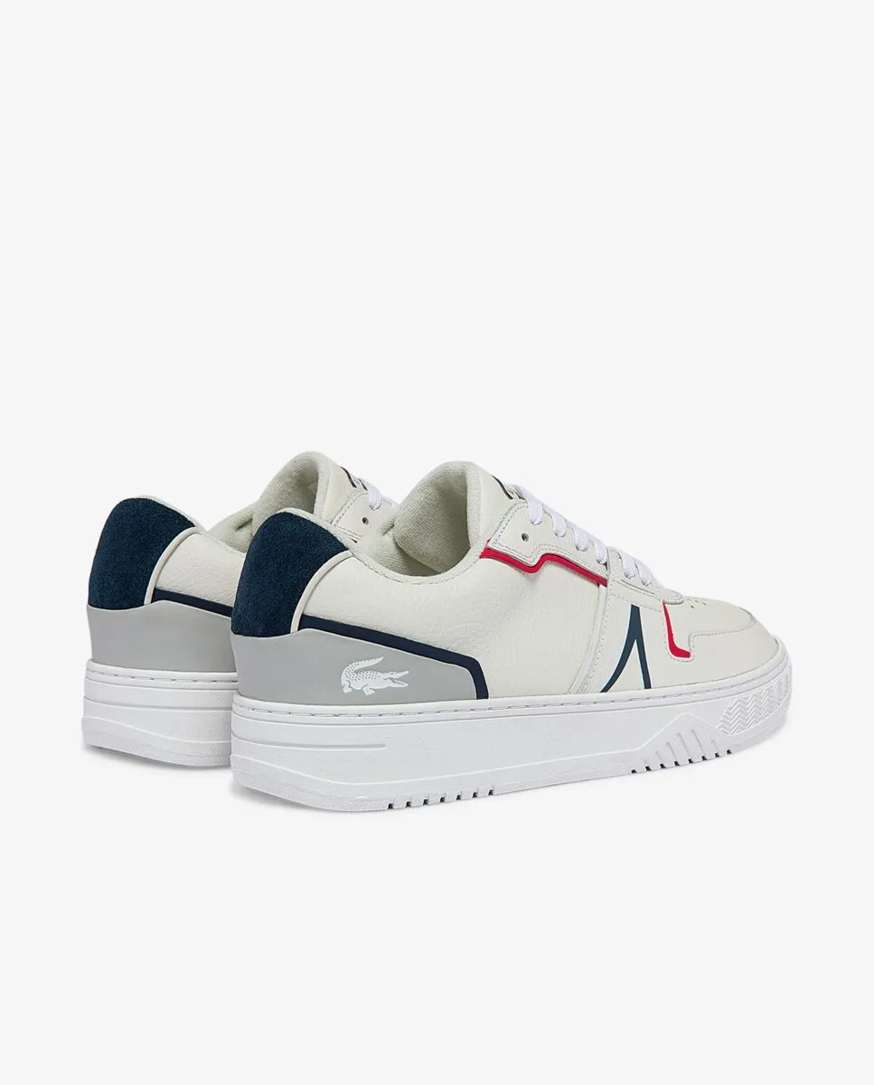 LACOSTE Men’s L001 Leather Trainers White