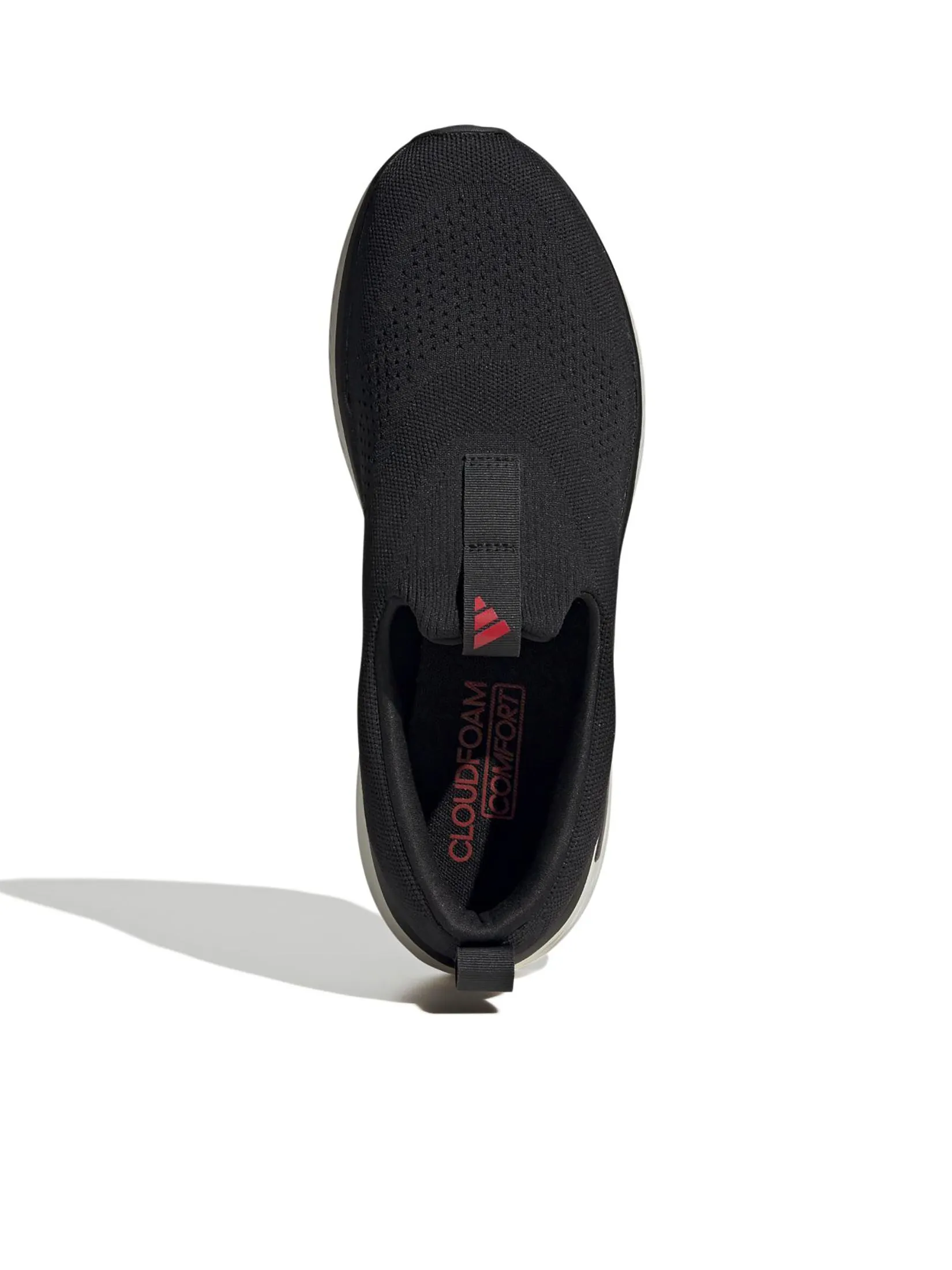 ADIDAS Men Sneakers Cloudfoam Go Lounger Core Black / Better Scarlet / Off White