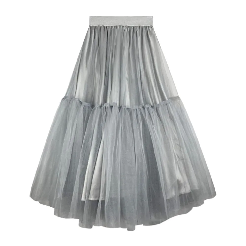ICONIC GREY TULLE SKIRT