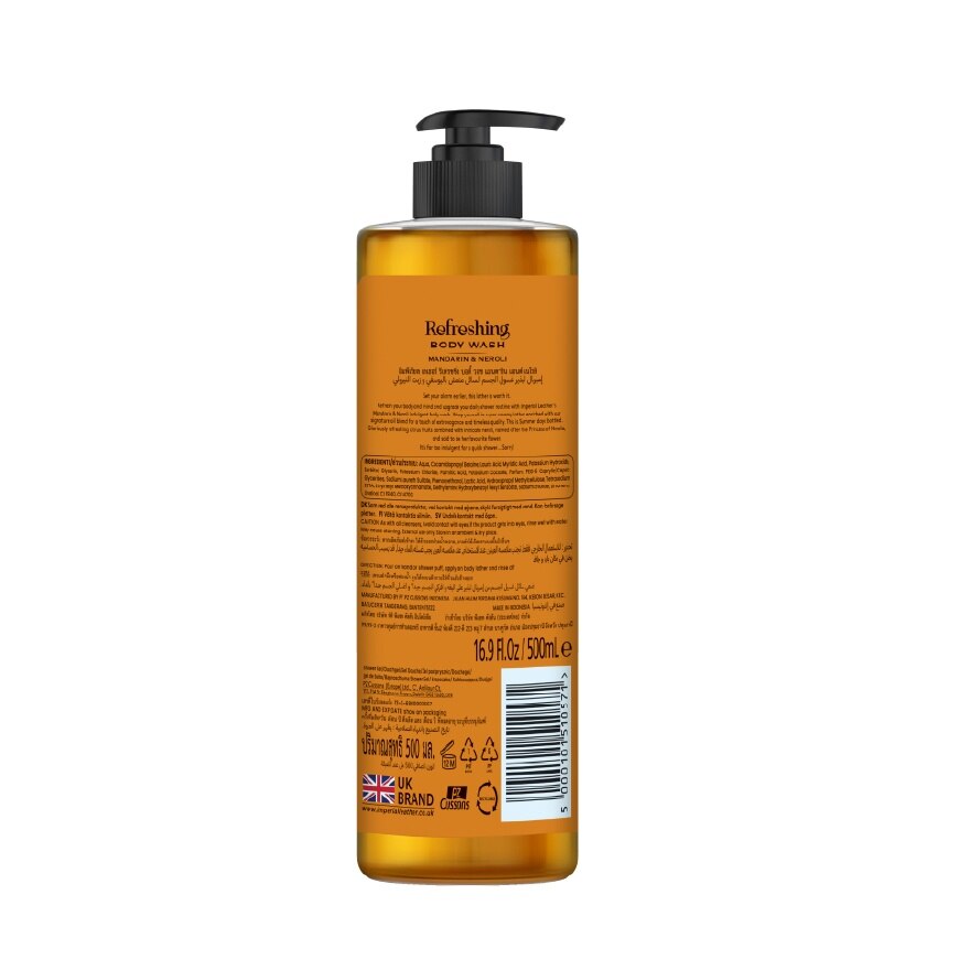 Imperial Leather Body Wash Refreshing Mandarin  Neroli 500 Ml.