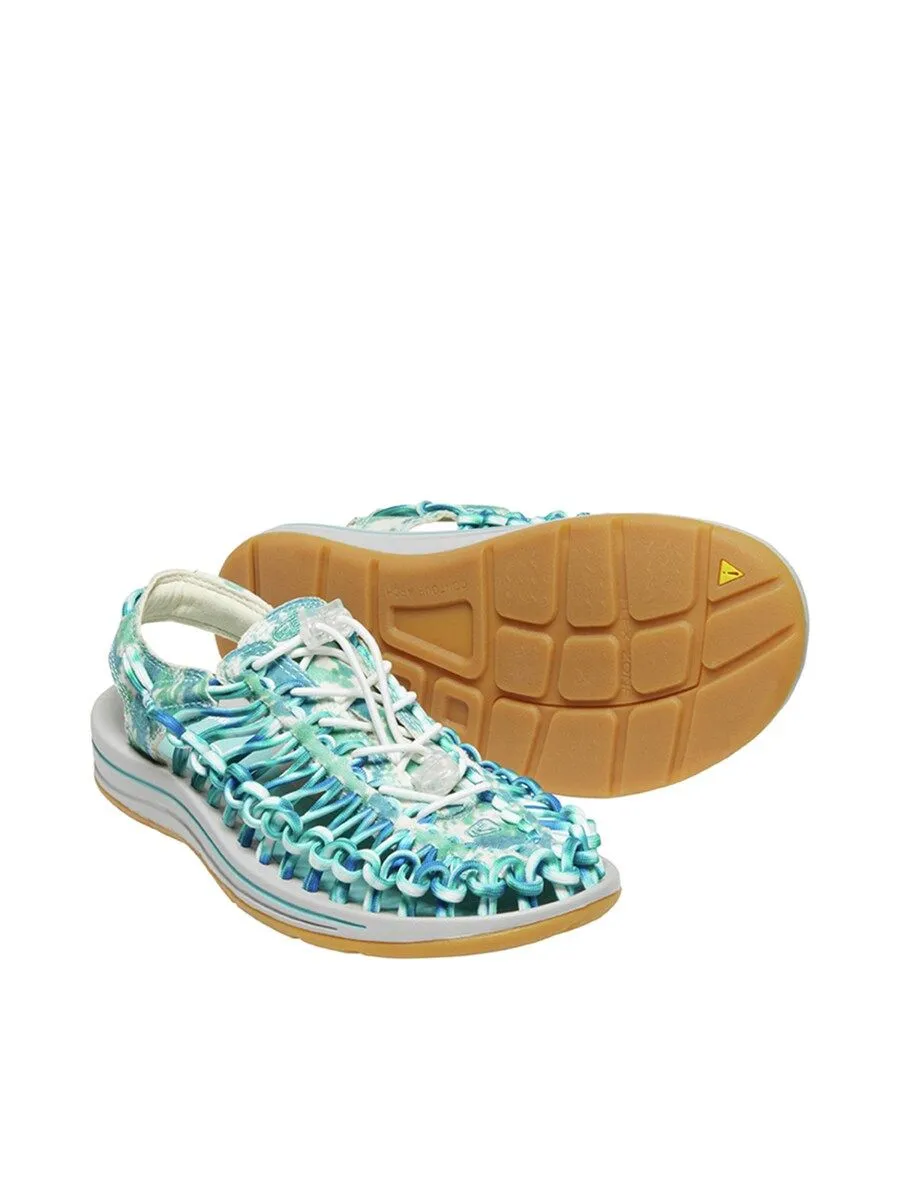 KEEN 1026234 W-UNEEK Shoes Canvas Porcelain/Tie Dye