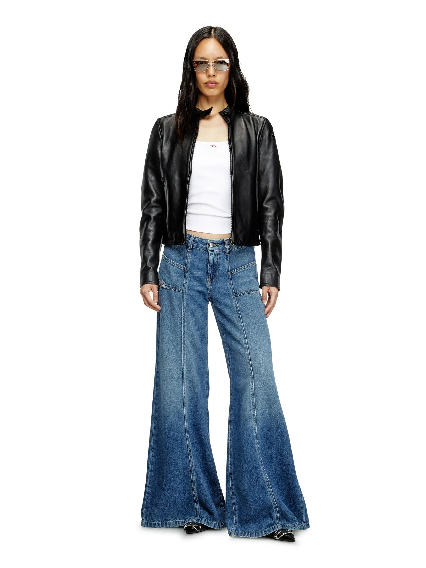 DIESEL Jeans Pants Women D-AKII L.30 TROUSERS Blue