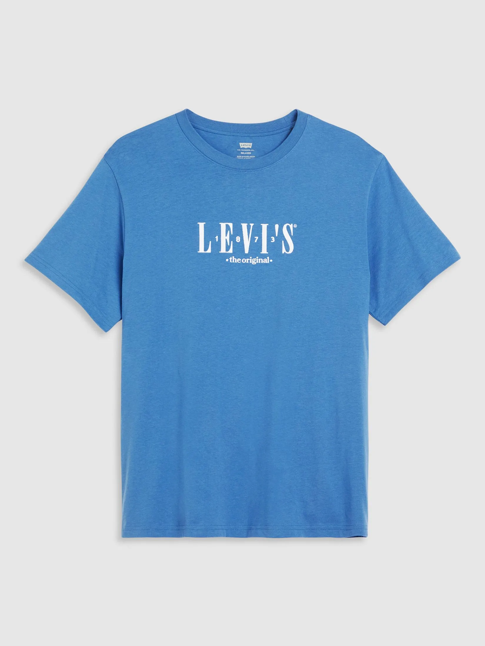 LEVI'S Men's Relaxed Fit Short Sleeve Graphic T-Shirt Blue