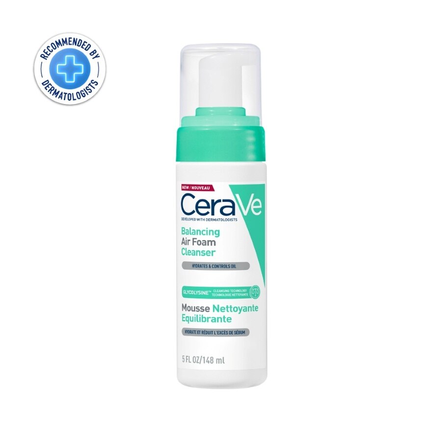 Cerave Balancing Air Foam Facial Cleanser 148 ml.