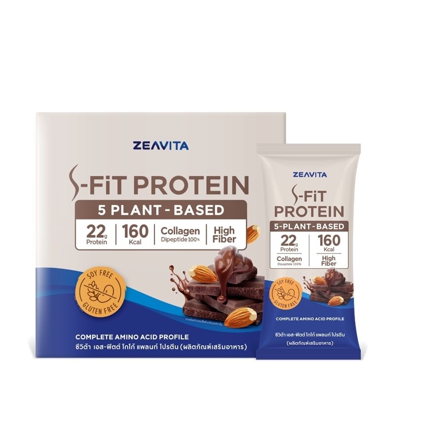 Zeavita S-Fit Cocoa Plant Protein 10 Sachets