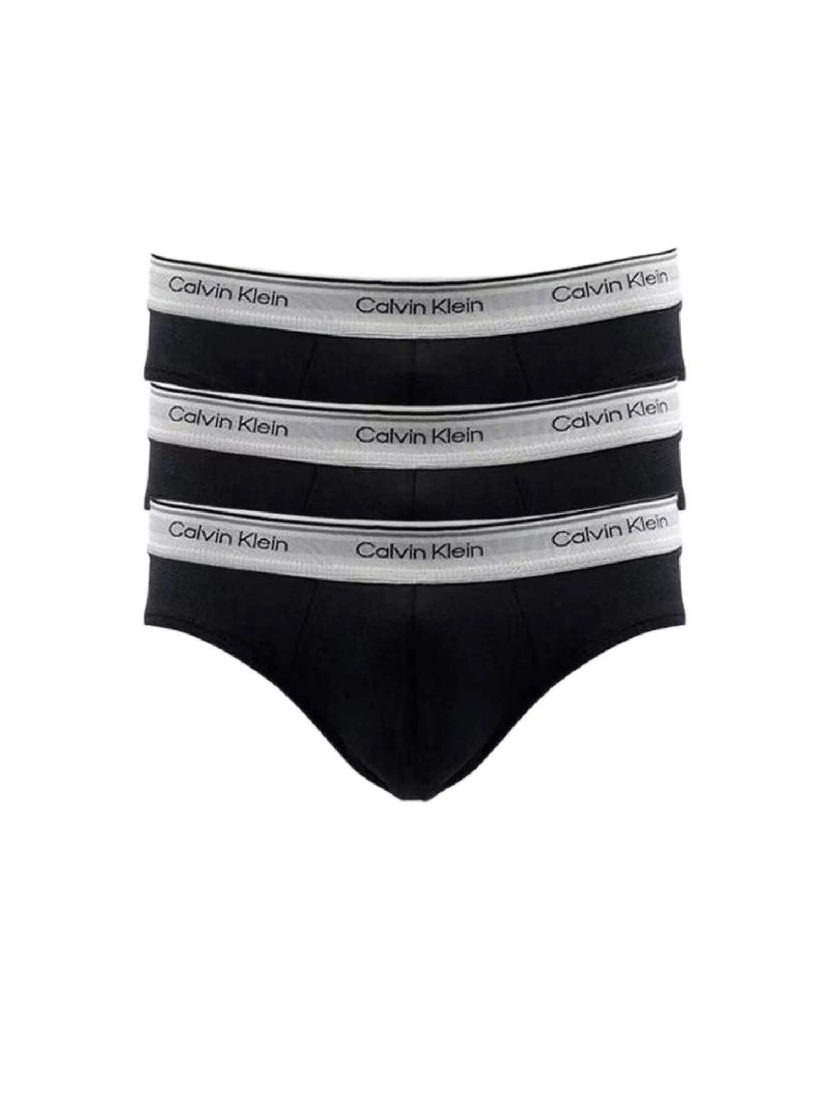 CALVIN KLEIN Men's Balance Hip Brief 3Pack Black