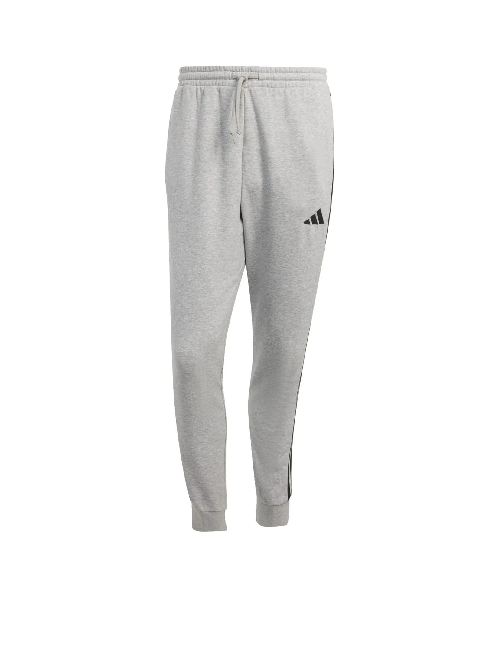 ADIDAS Men Joggers Essential 3-Stripes French Terry JE6346 Medium Grey Heather / Black