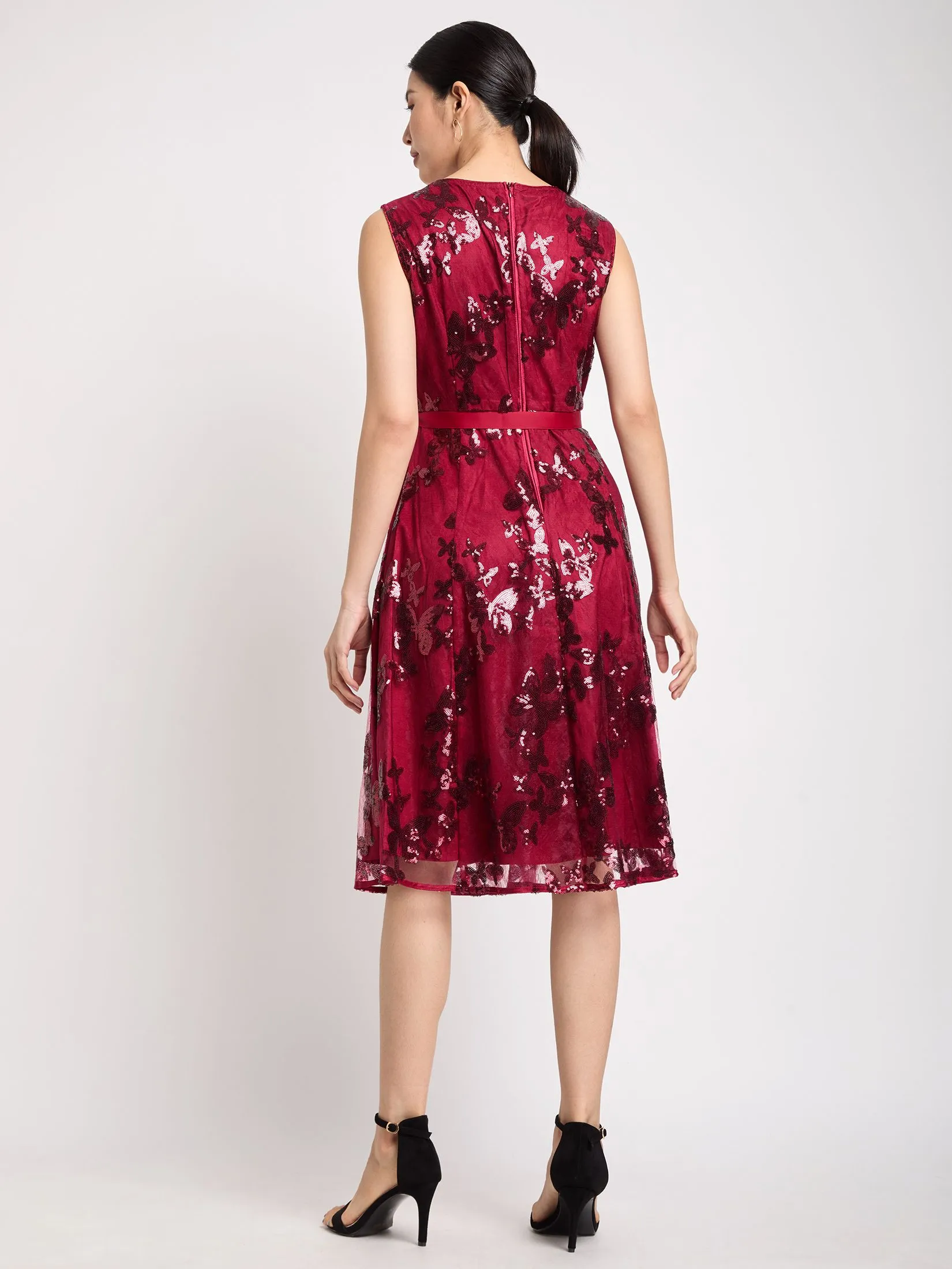 EXPRESSIONS EVENING Women Dress Sleeveless Sequin