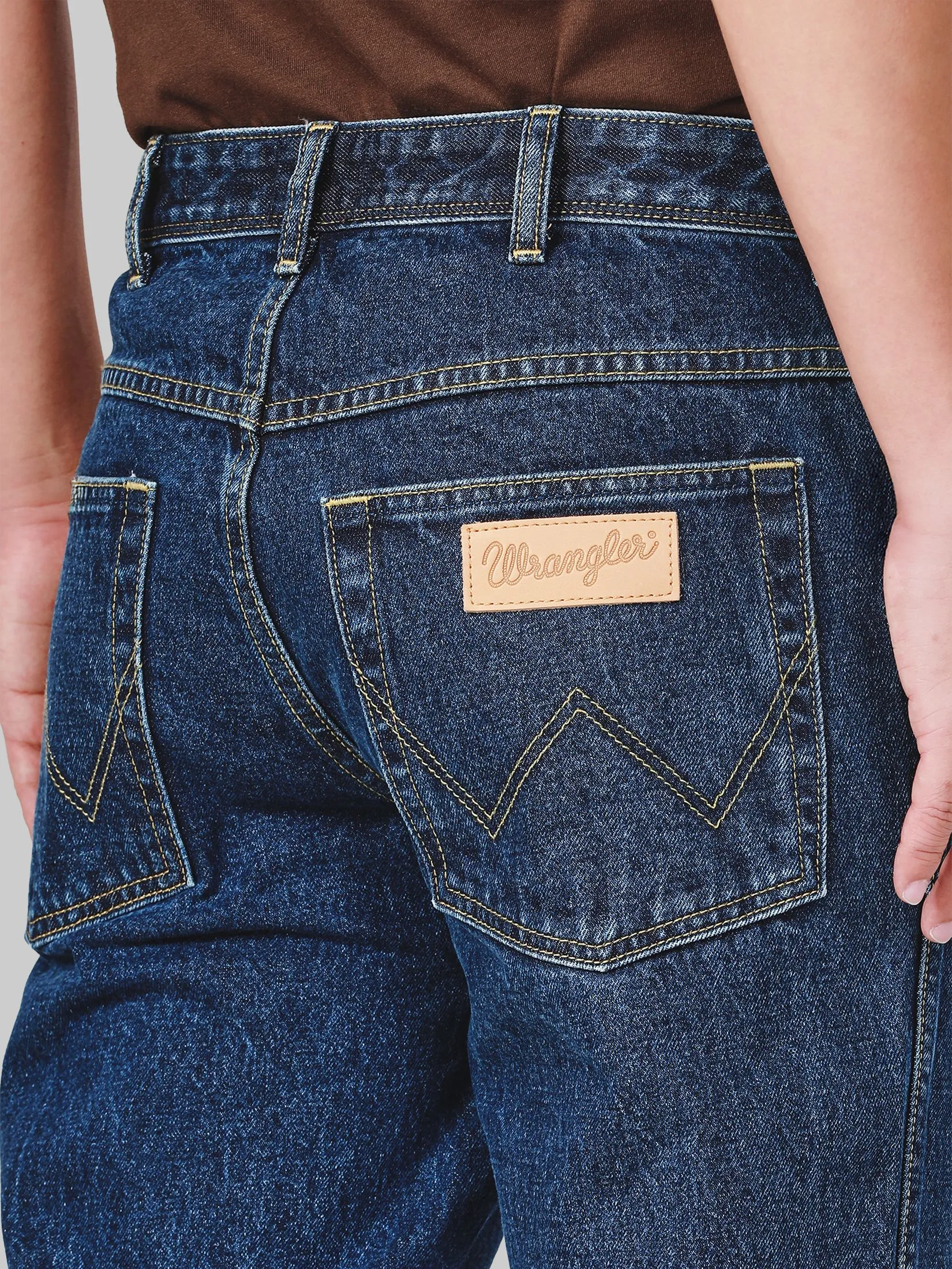 WRANGLER Men's Jeans Mid Texas Fit Mid Indigo