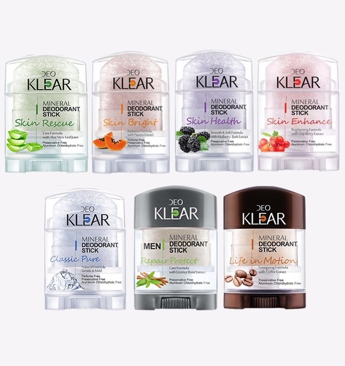 Квасцовый дезодорант - стик Deo KLEAR 70 гр 7 ароматов