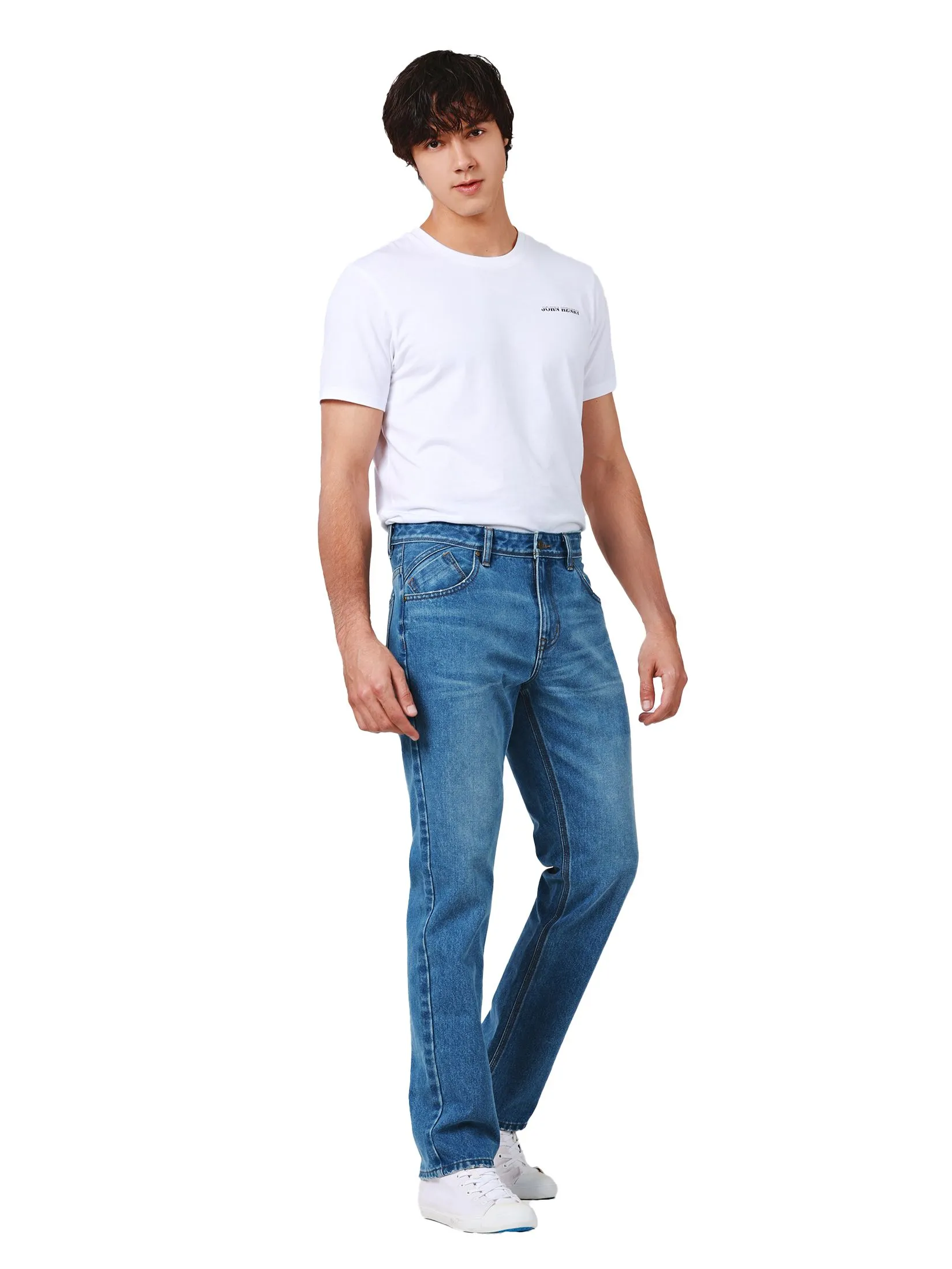 JOHN HENRY Men's Jeans (Regular Fit) DENIM Mid Indigo