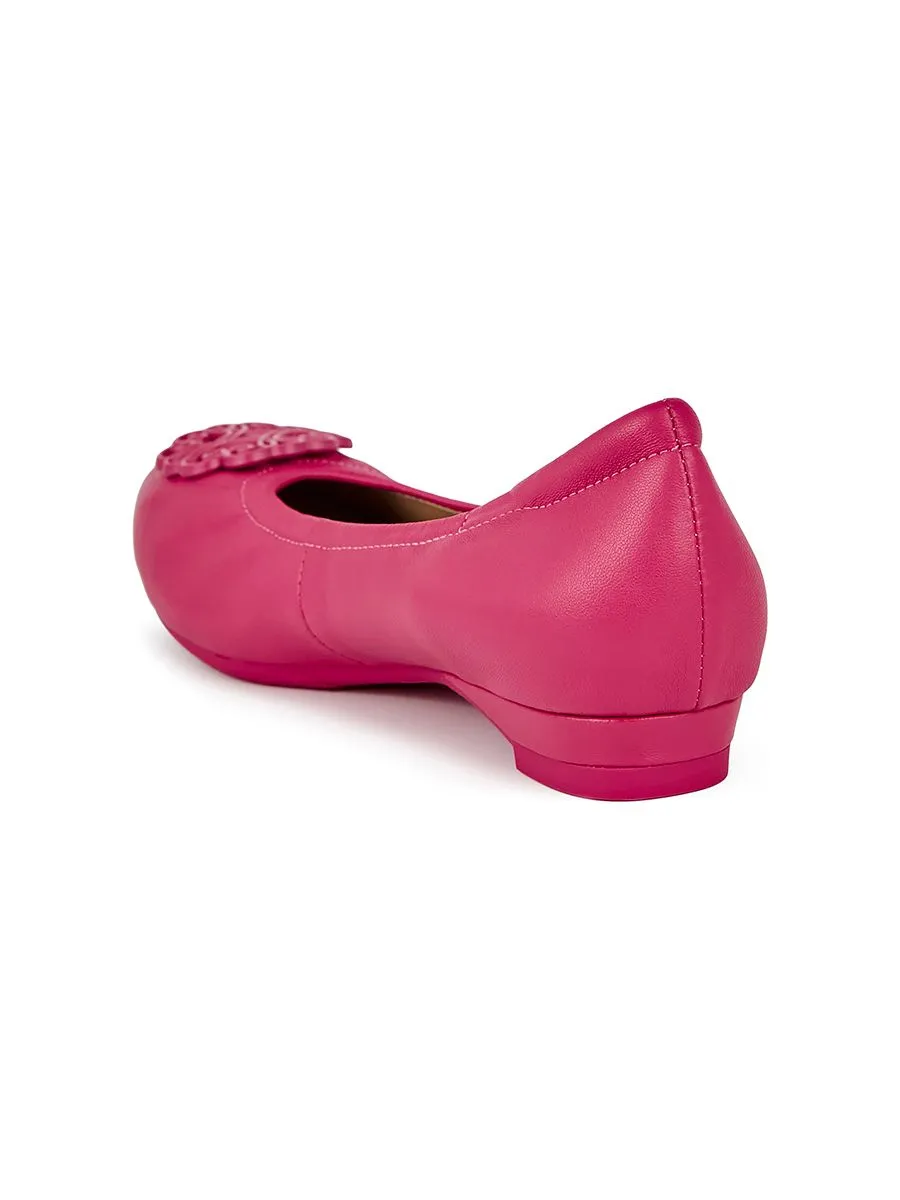 SHU WOMEN  SOFY SOFA 0.5" INFINITE HEART ONTONE - HOT PINK