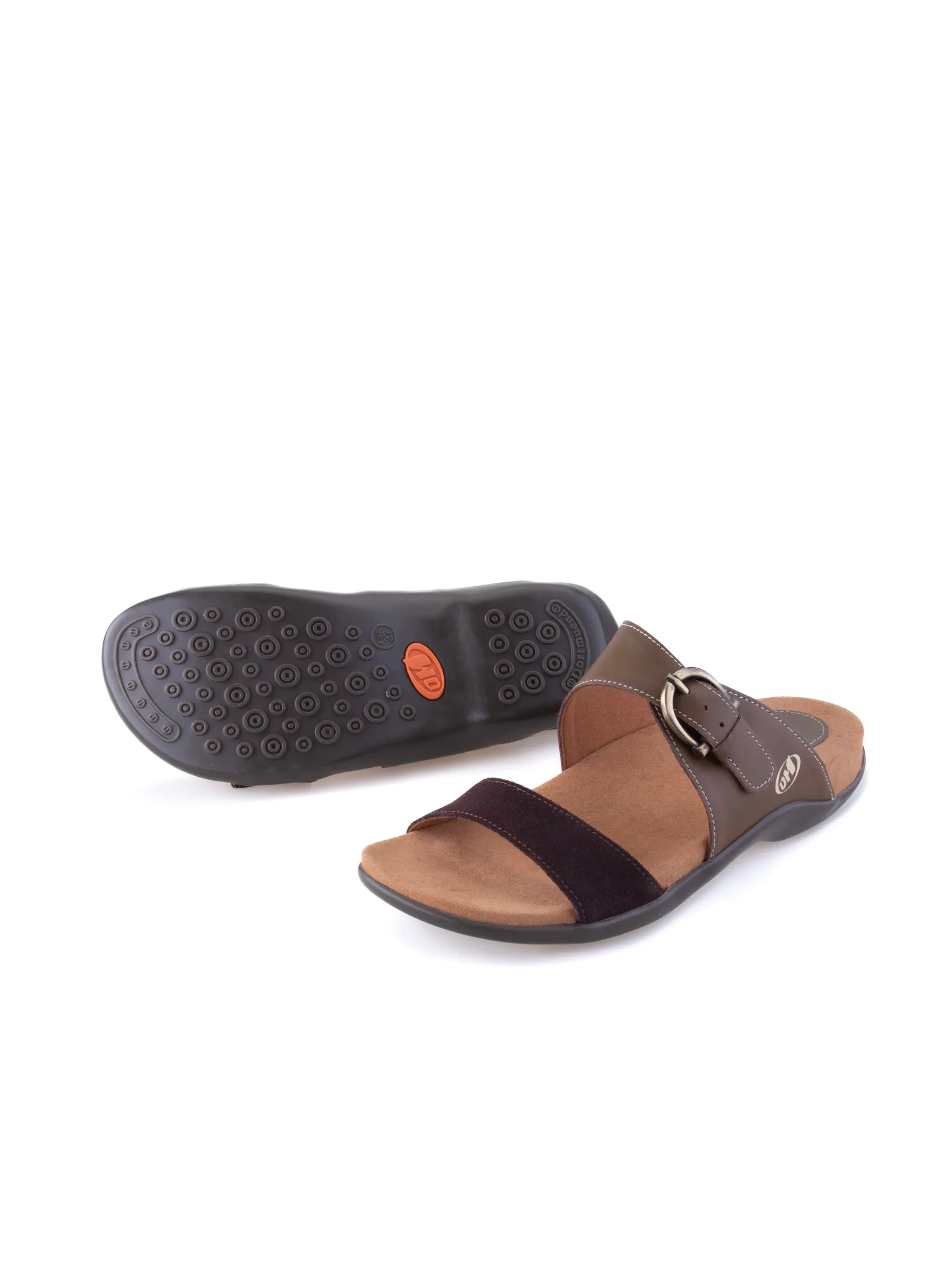 DORTMUEND Women Flats Jenna Taupe-Brown