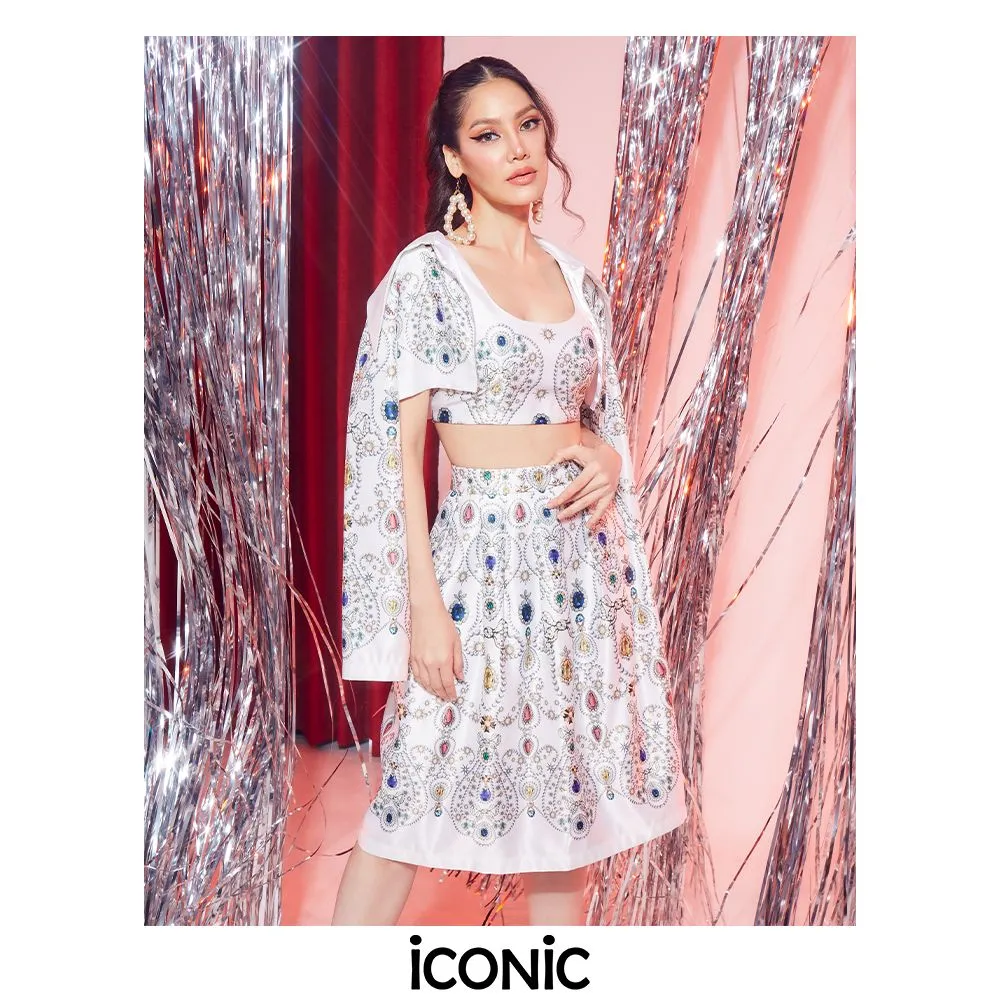 ICONIC White FOXY SKIRT Model WHITEFOXY5902