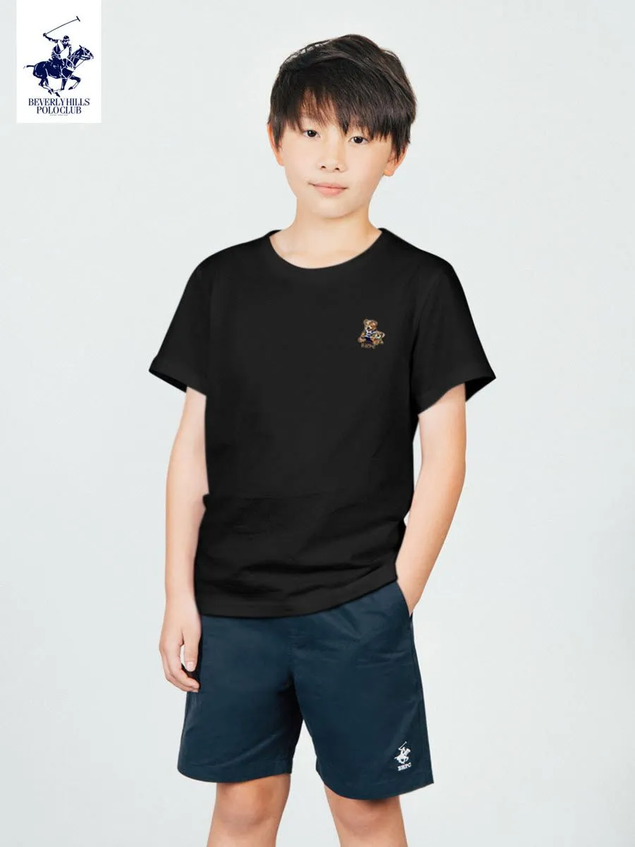 BEVERLY HILLS POLO CLUB Black T-Shirt Family SET Model BNSG104