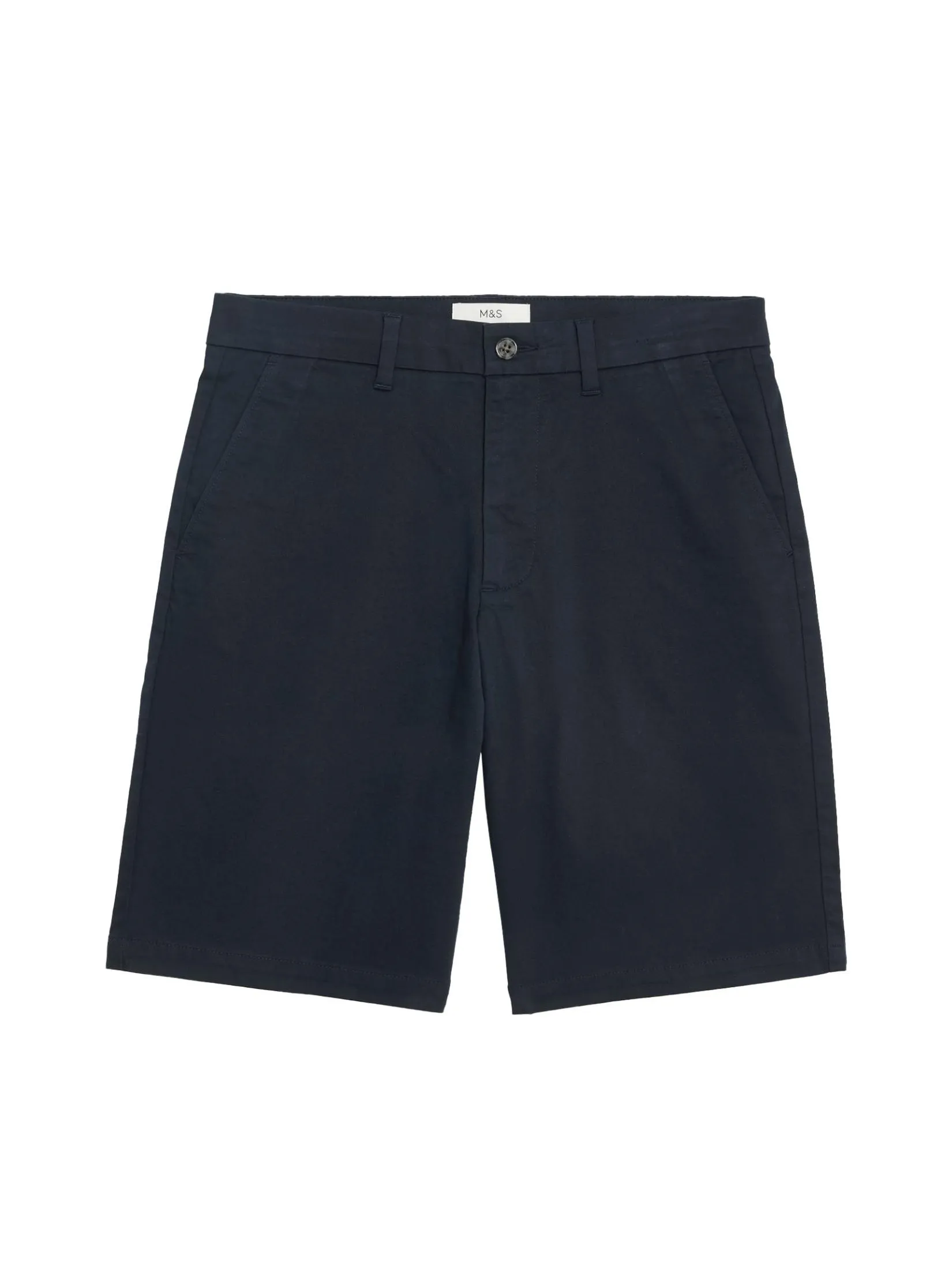 MARKS & SPENCER Men Chino Shorts Loose Fit Stretch