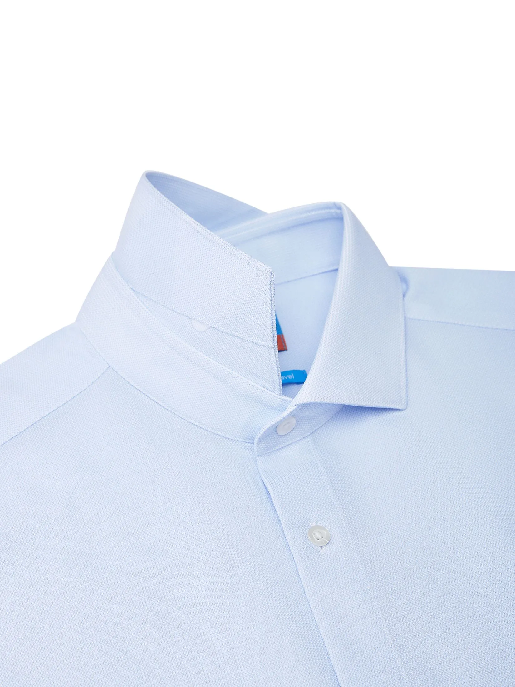 G2000 Men Clothing Non-Iron Dry 2 Tone Dry Shirt  Smart Fit - Blue